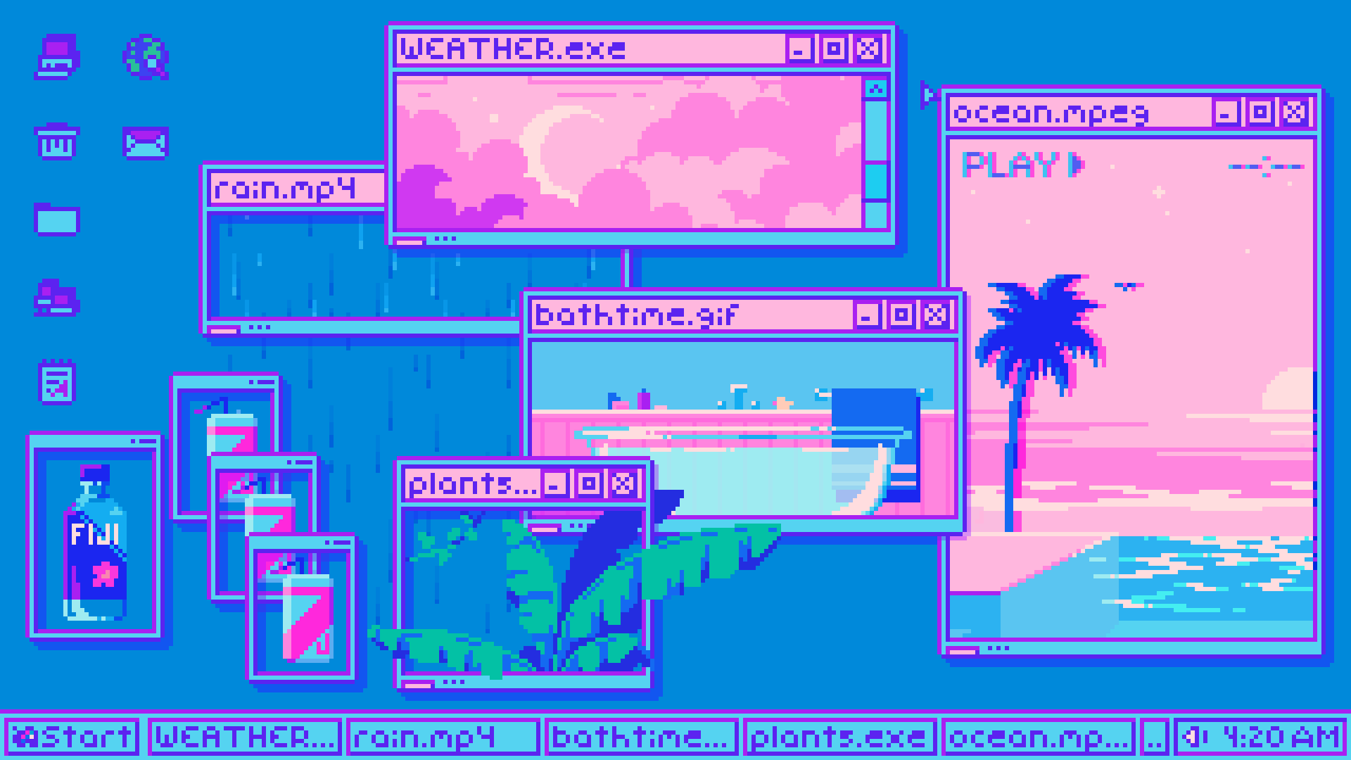 Retro Computer Aesthetic Hd Wallpapers