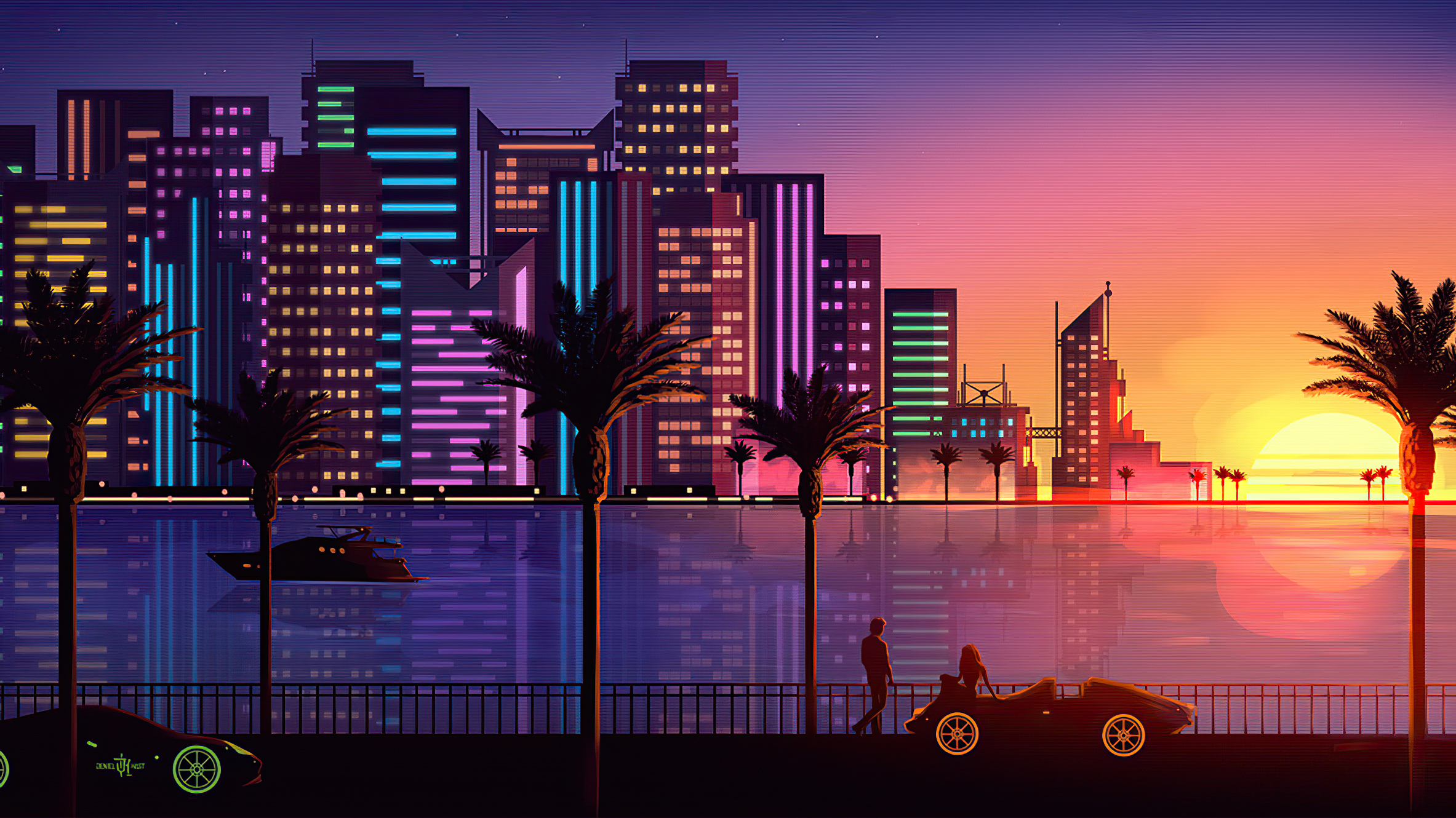 Retro Miami Wallpapers