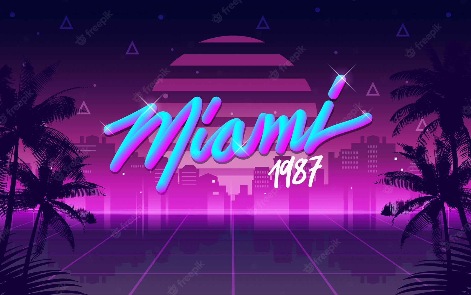 Retro Miami Wallpapers