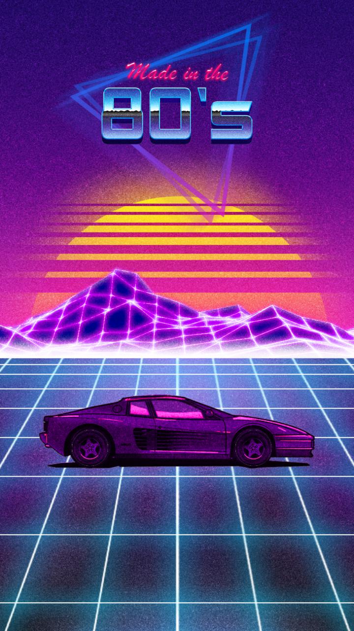 Retro Neon 80S Wallpapers