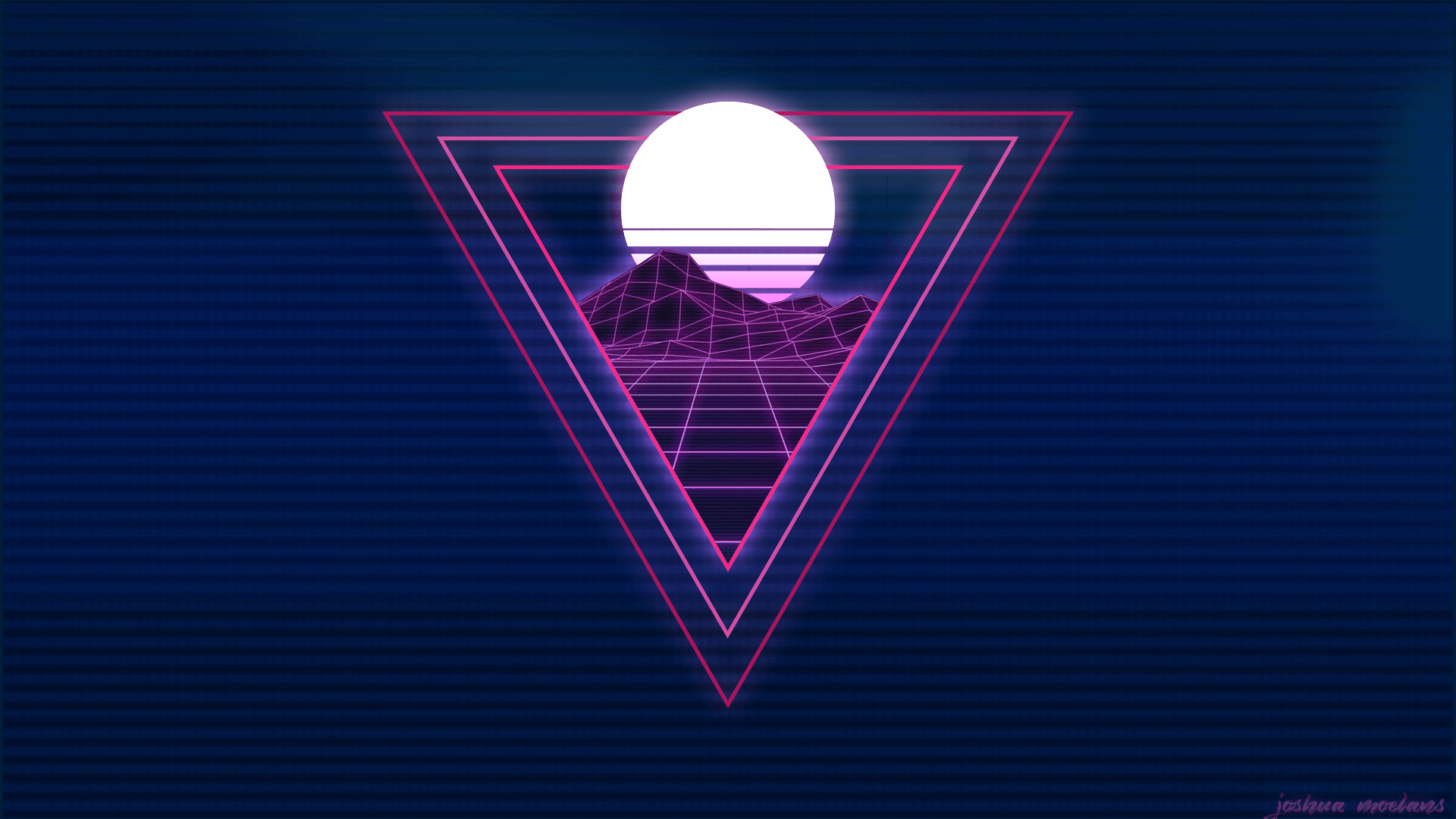 Retro Neon City Wallpapers