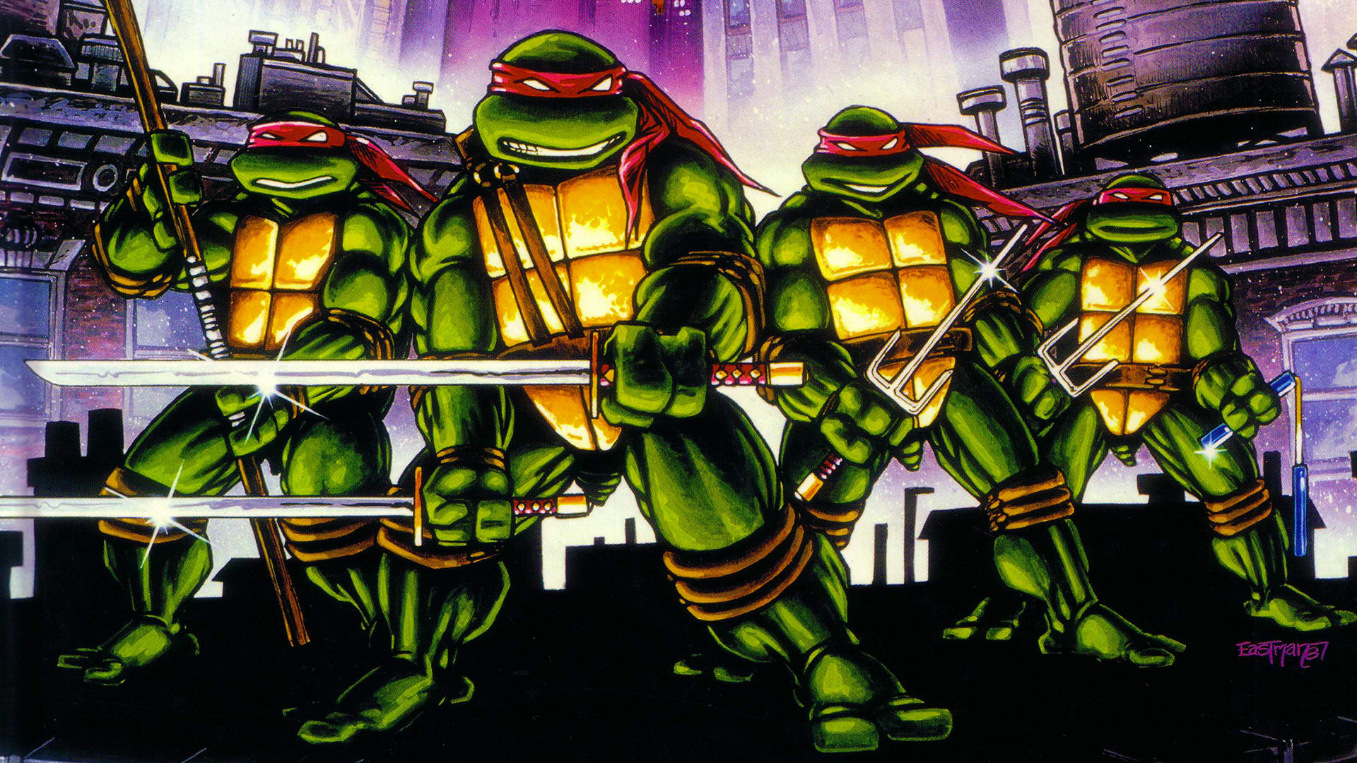 Retro Ninja Turtles Wallpaper Wallpapers