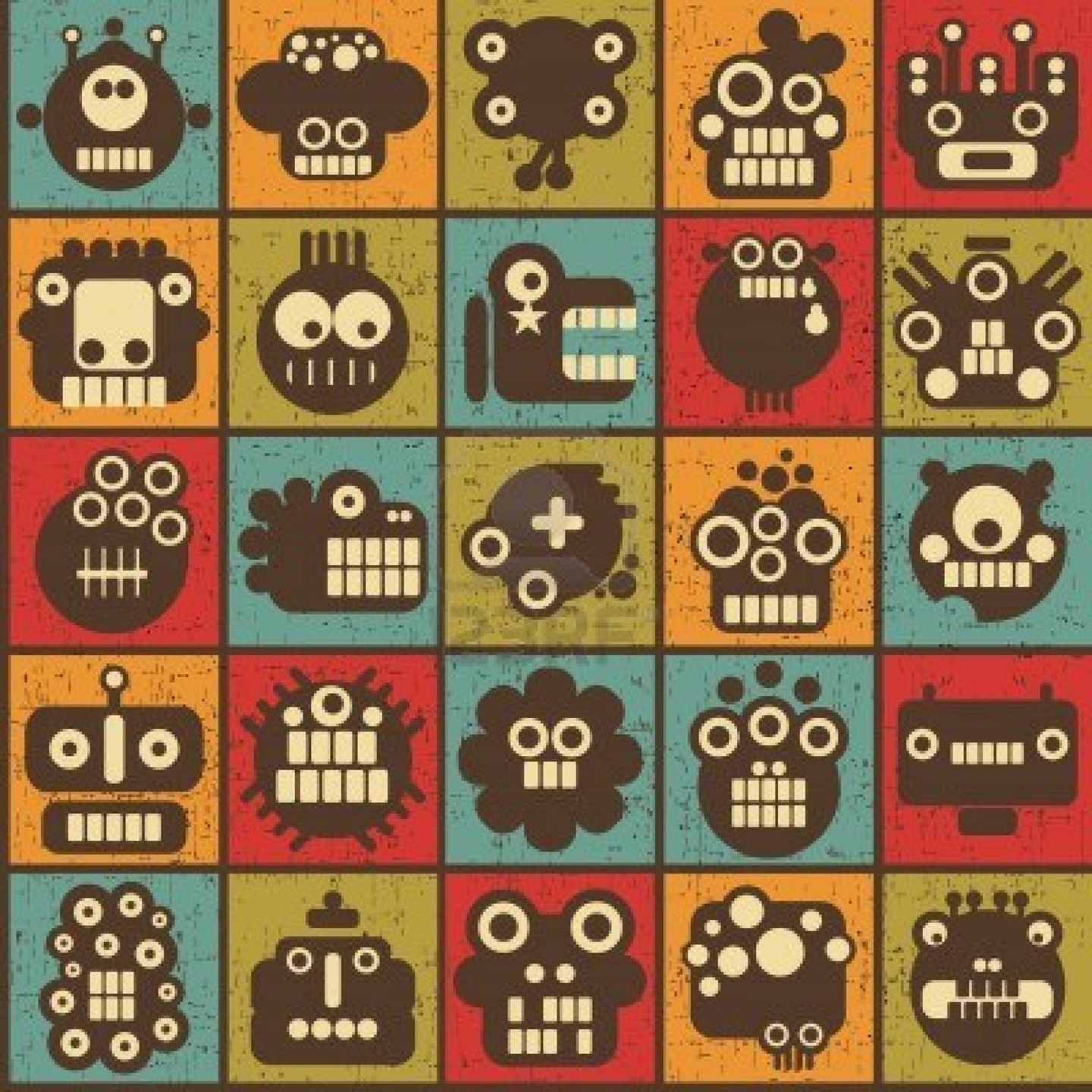 Retro Robot Wallpapers Wallpapers