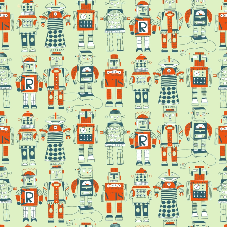 Retro Robot Wallpapers Wallpapers