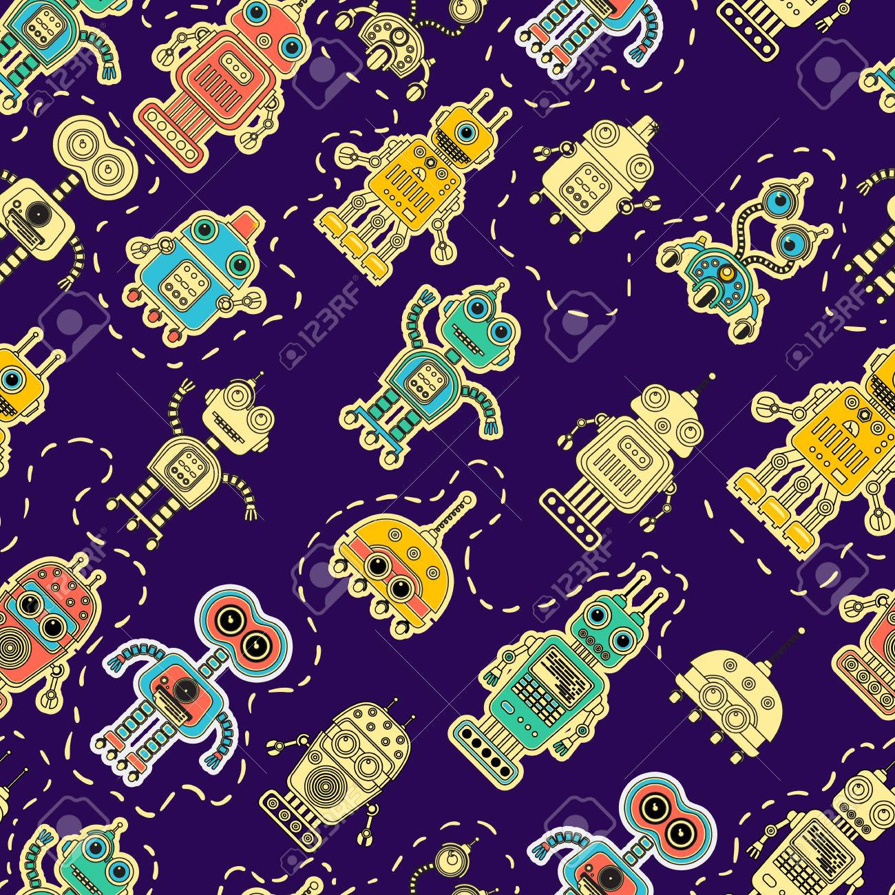 Retro Robot Wallpapers Wallpapers