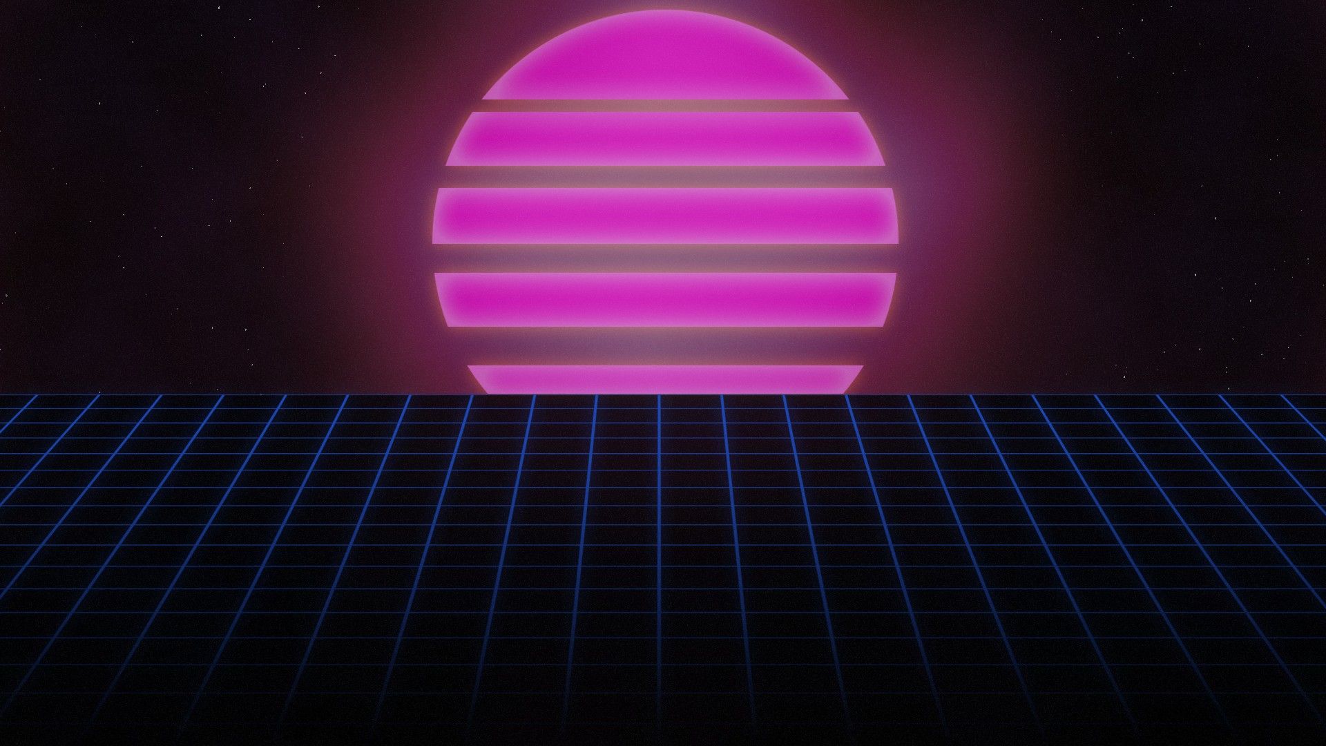 Retro Sunset 1920X1080 Wallpapers Wallpapers