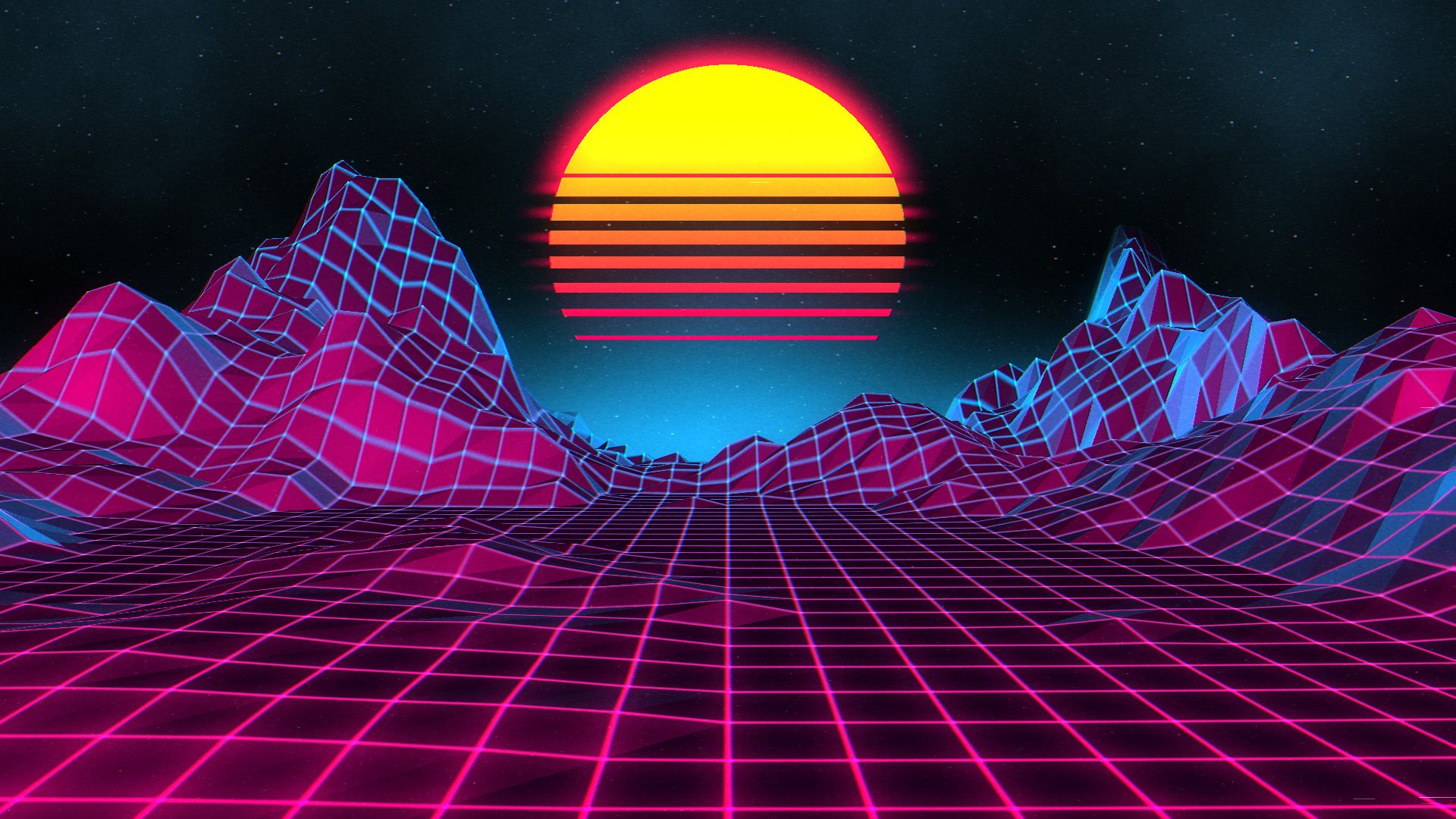 Retro Sunset Wallpapers Wallpapers