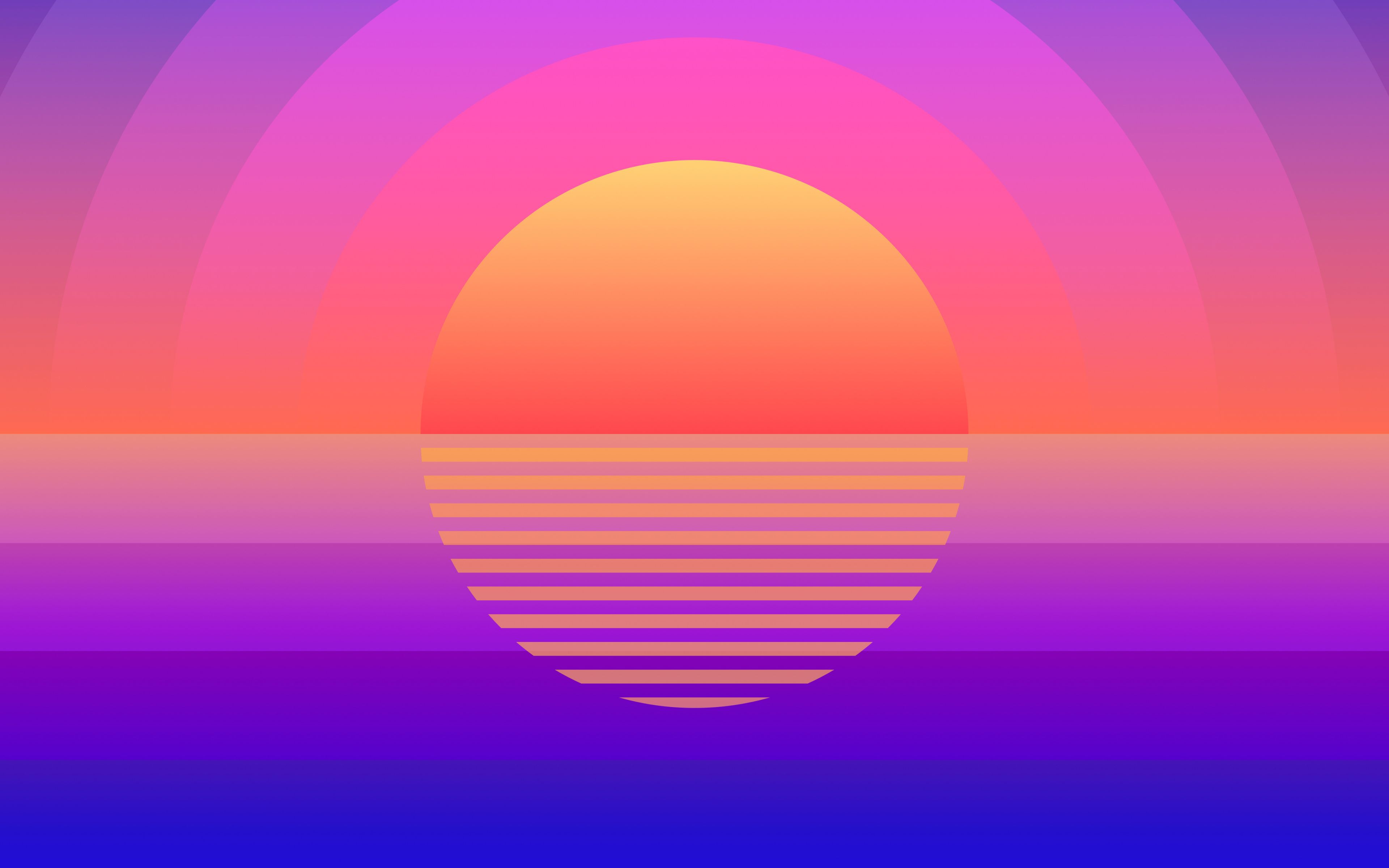 Retro Sunset Wallpapers Wallpapers