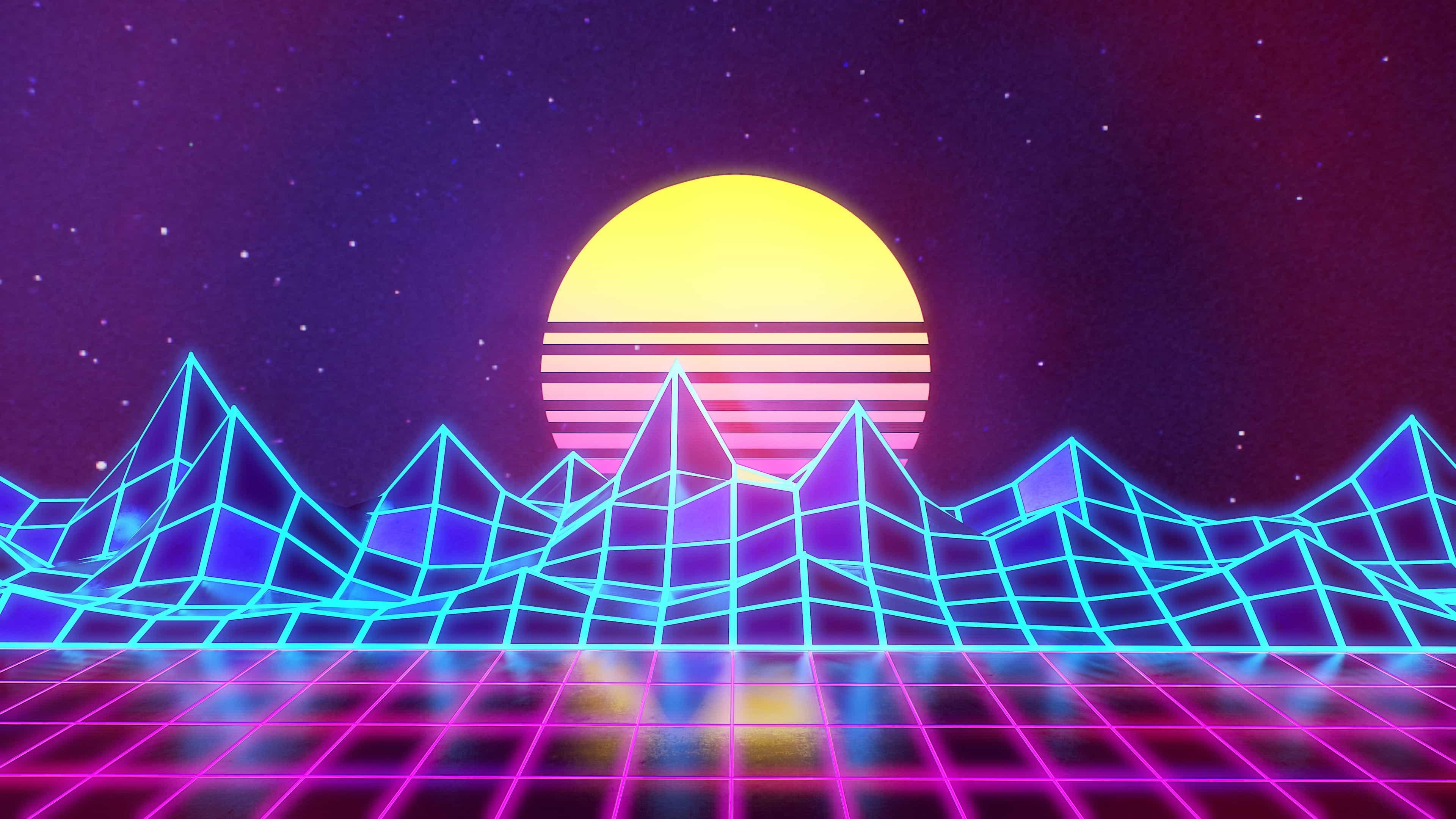 Retro Synthwave Ps4 Wallpapers Wallpapers