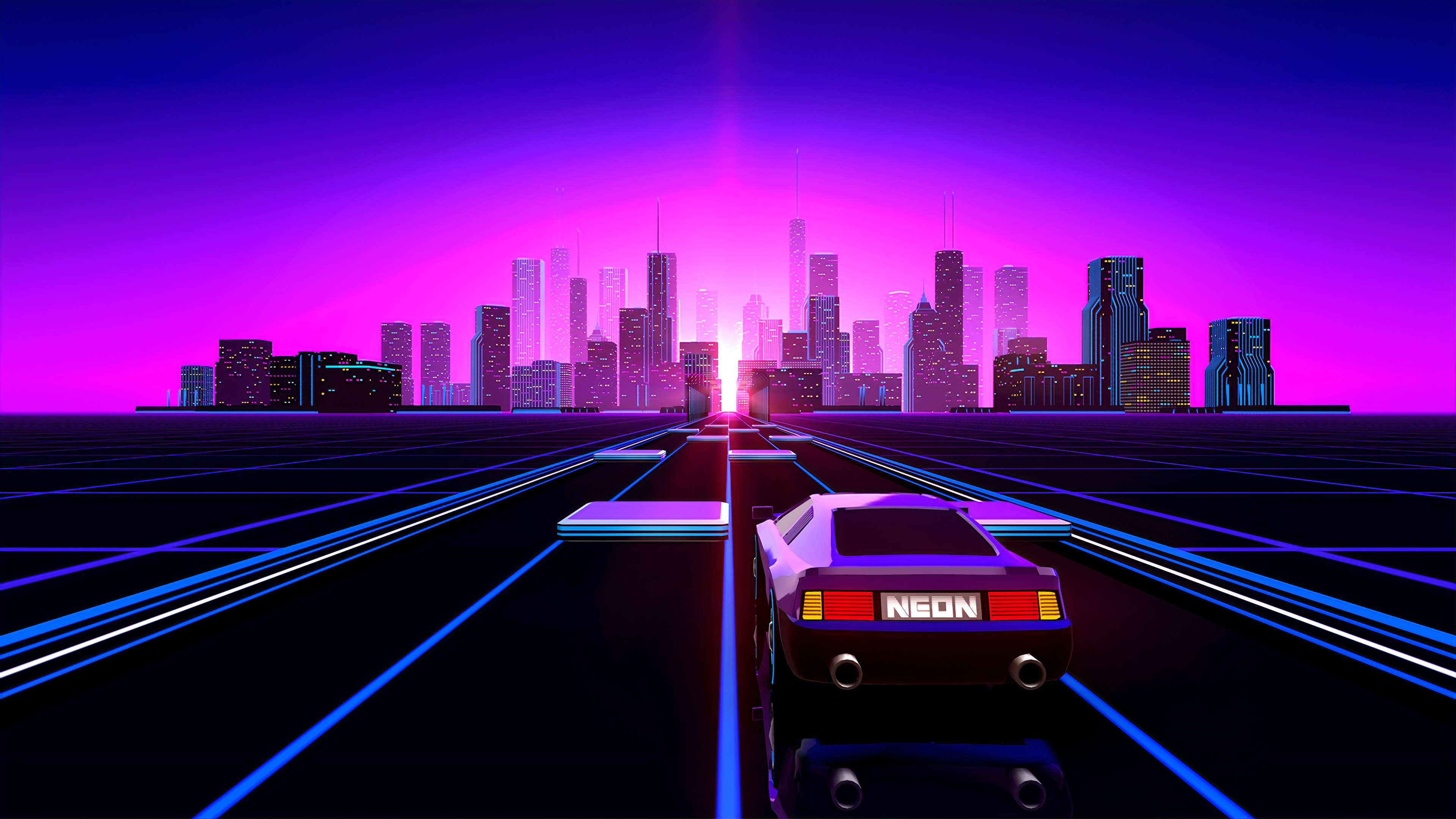 Retro Wave City Wallpapers Wallpapers