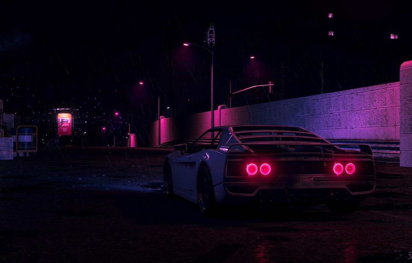 Retrowave Car Wallpapers Wallpapers