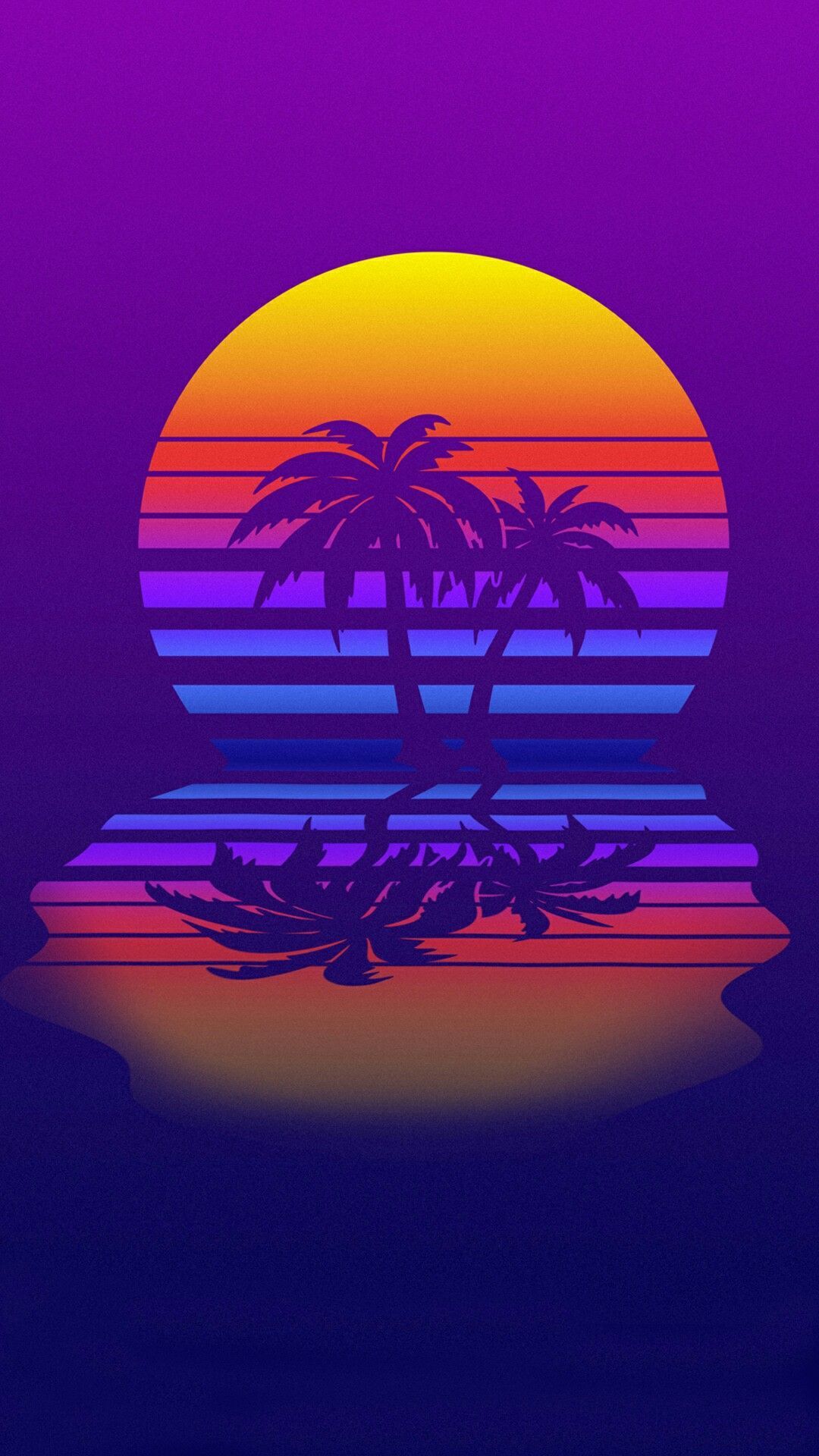Retrowave Palm Trees Wallpapers Wallpapers