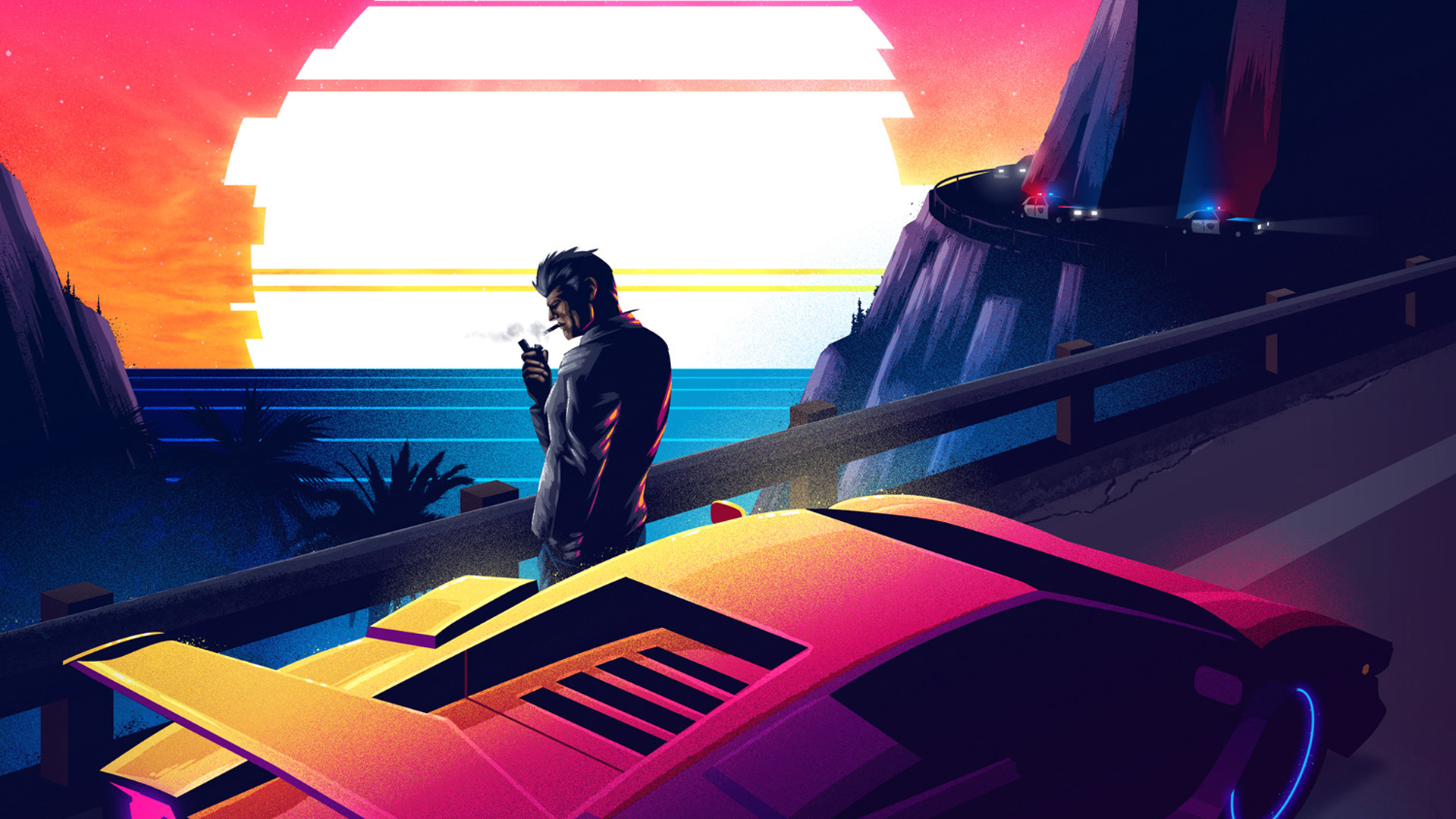 Retrowave Wallpapers Wallpapers