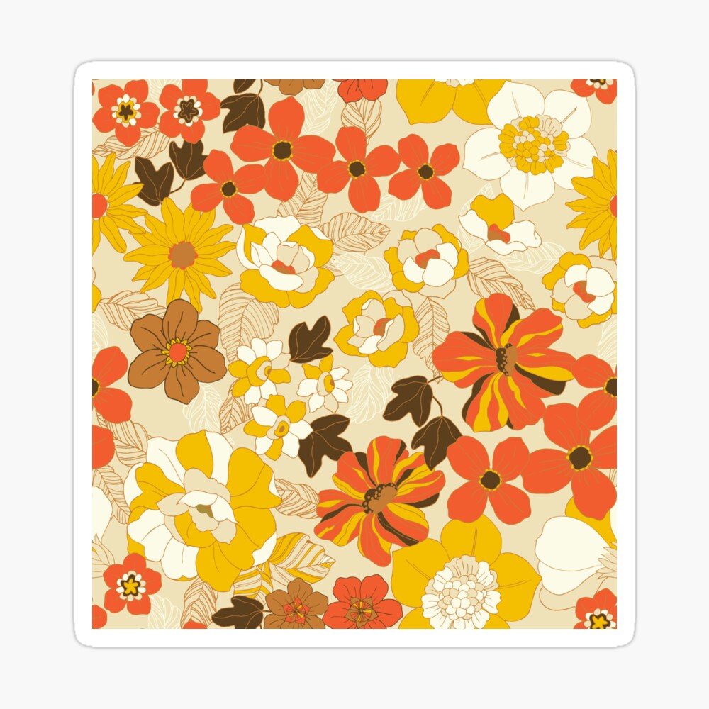 70S Floral Wallpapers