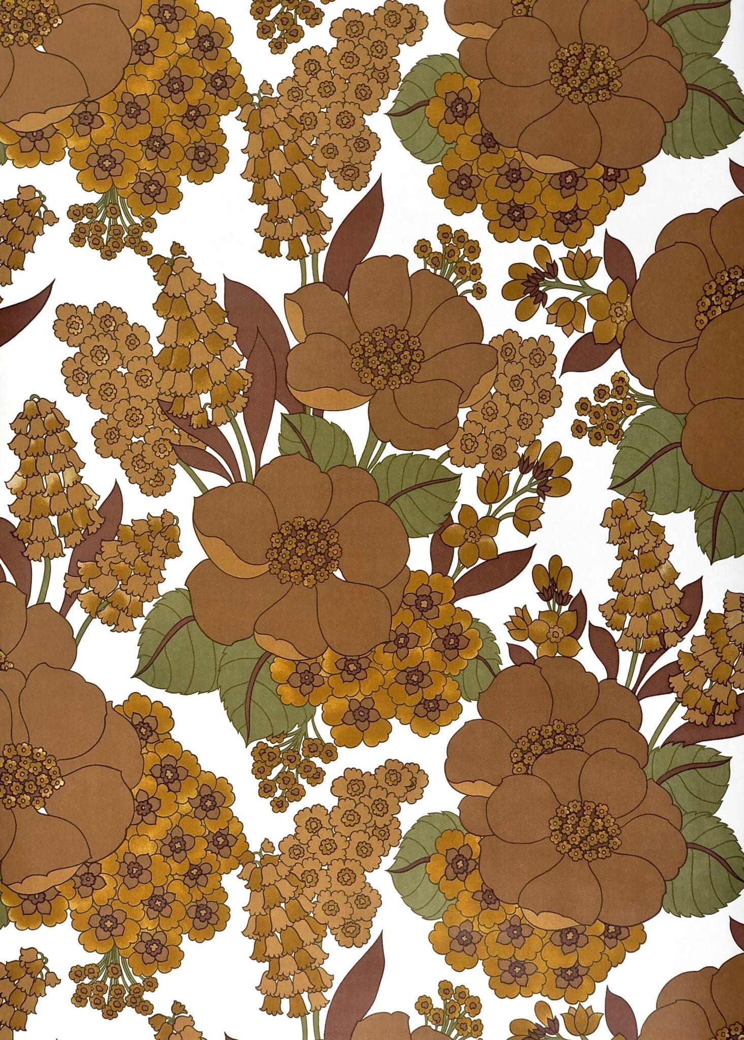 70S Floral Wallpapers