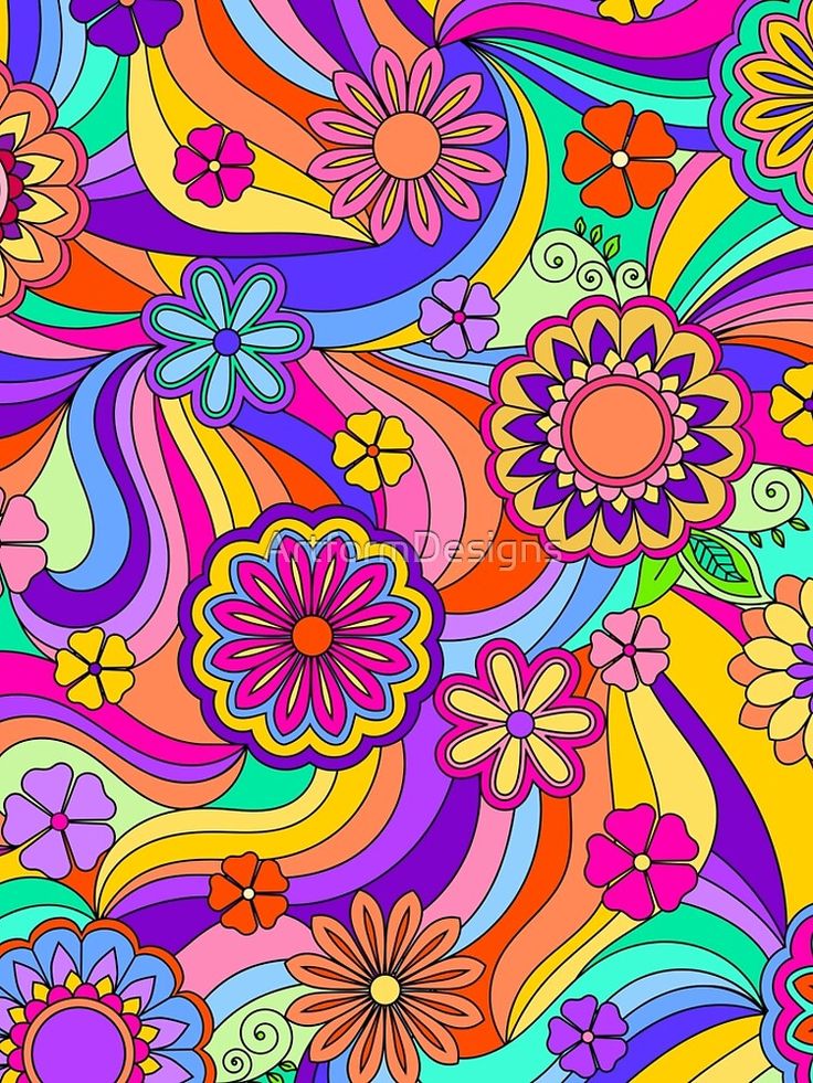 70S Flower Power Wallpapers