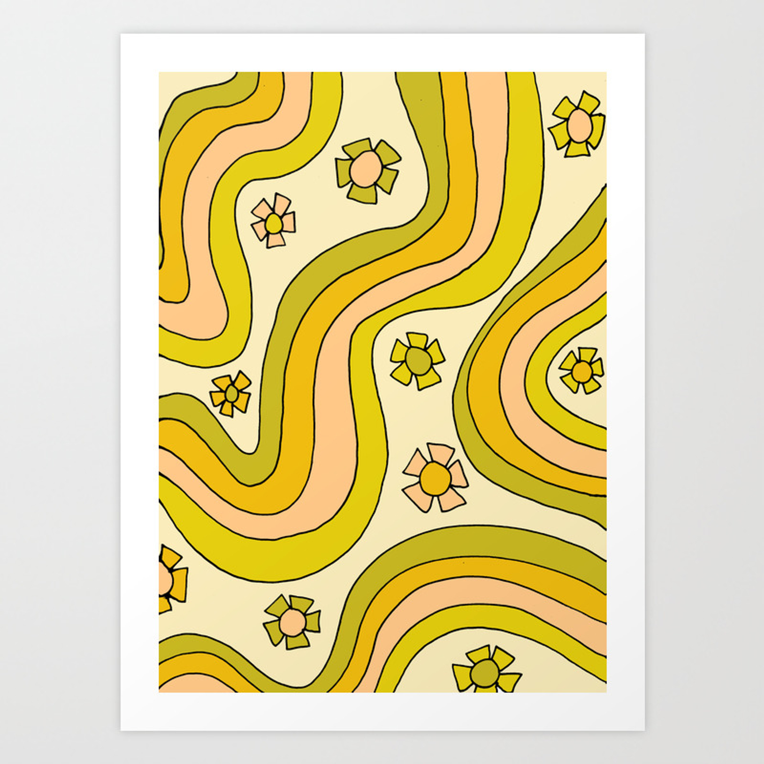 70S Flower Power Wallpapers