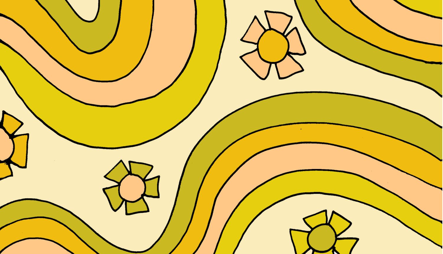 70S Flower Power Wallpapers