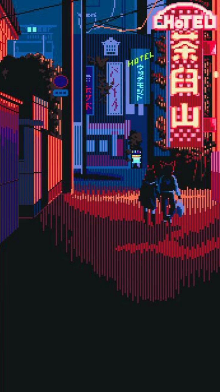 8 Bit Anime Wallpapers