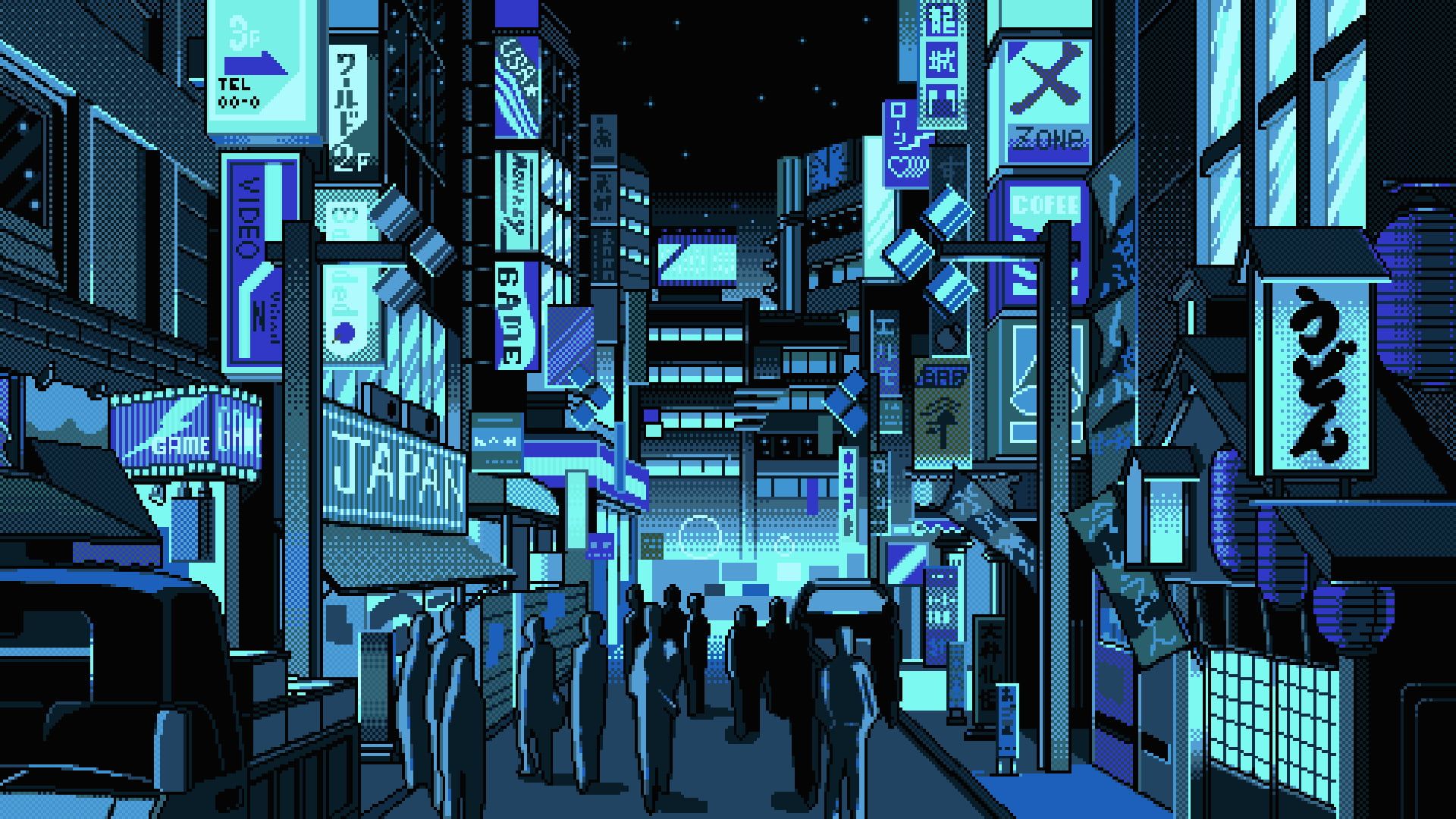 8 Bit Anime Wallpapers