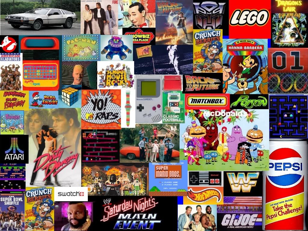 80S Movie Collage Wallpapers Wallpapers