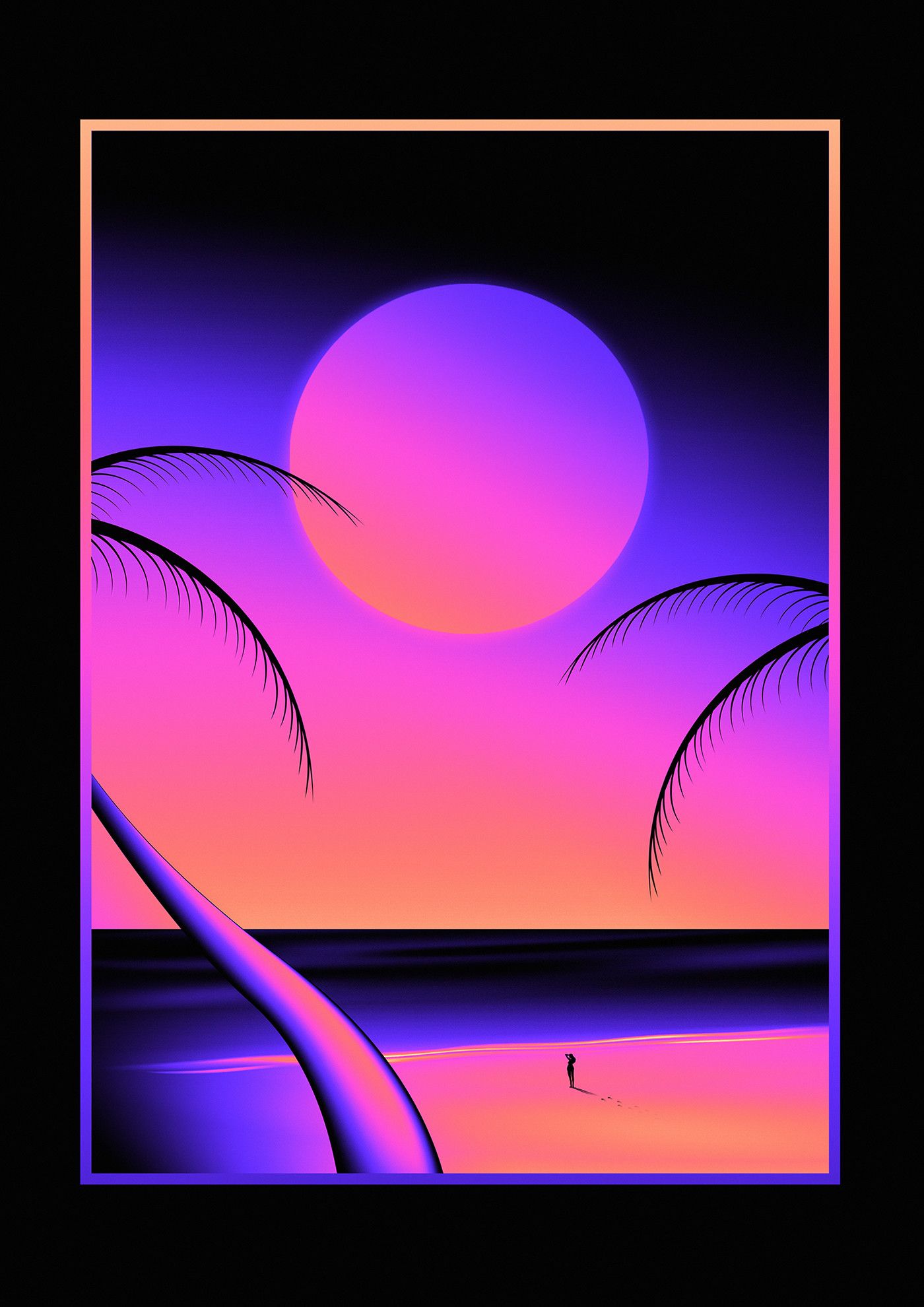 80S Neon Iphone Wallpapers