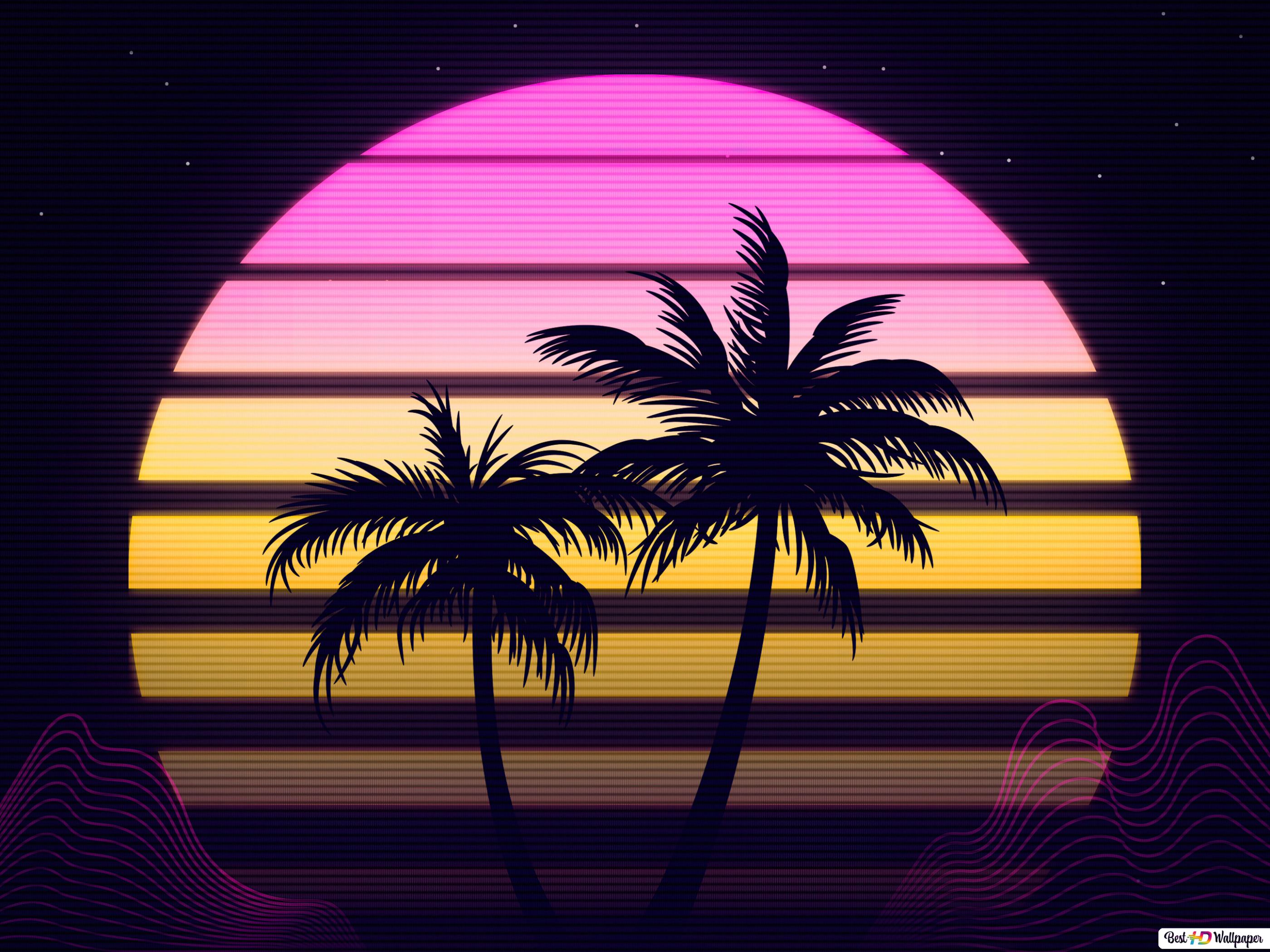 80S Palm Trees Wallpapers