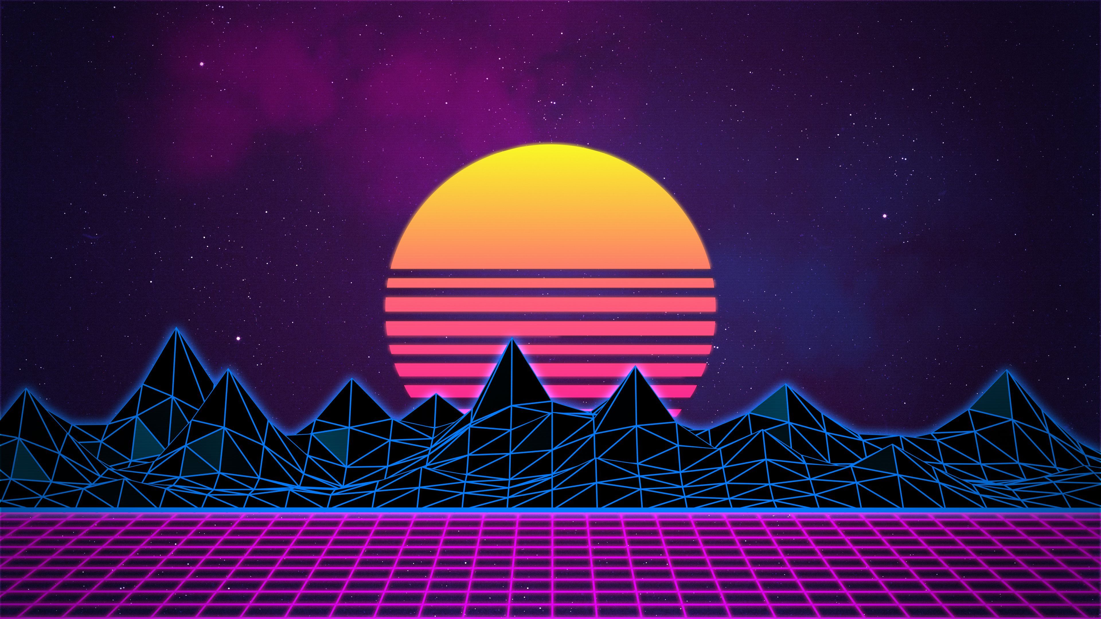 80S Retro Galaxy Wallpapers Wallpapers