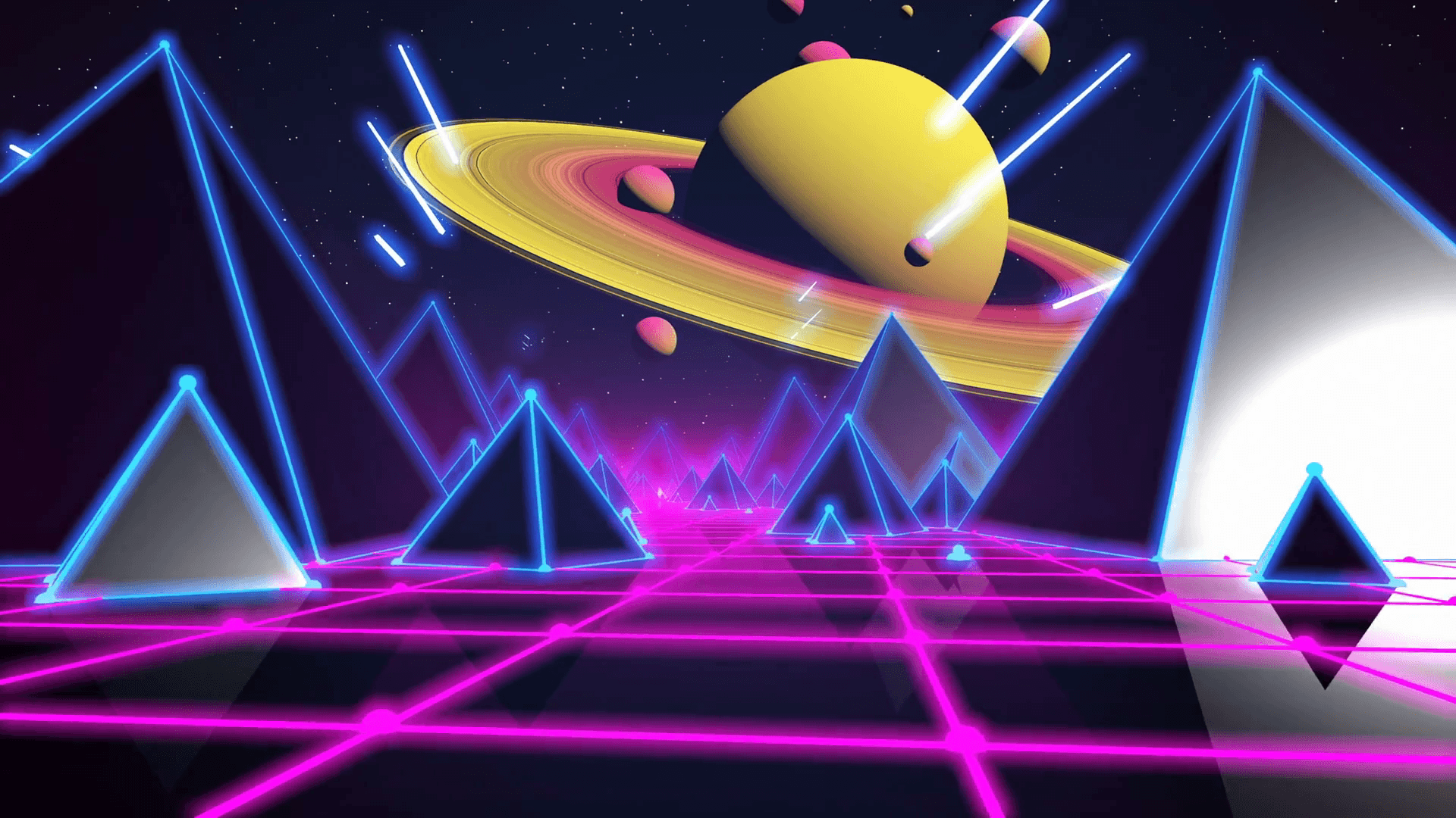 80S Retro Galaxy Wallpapers Wallpapers