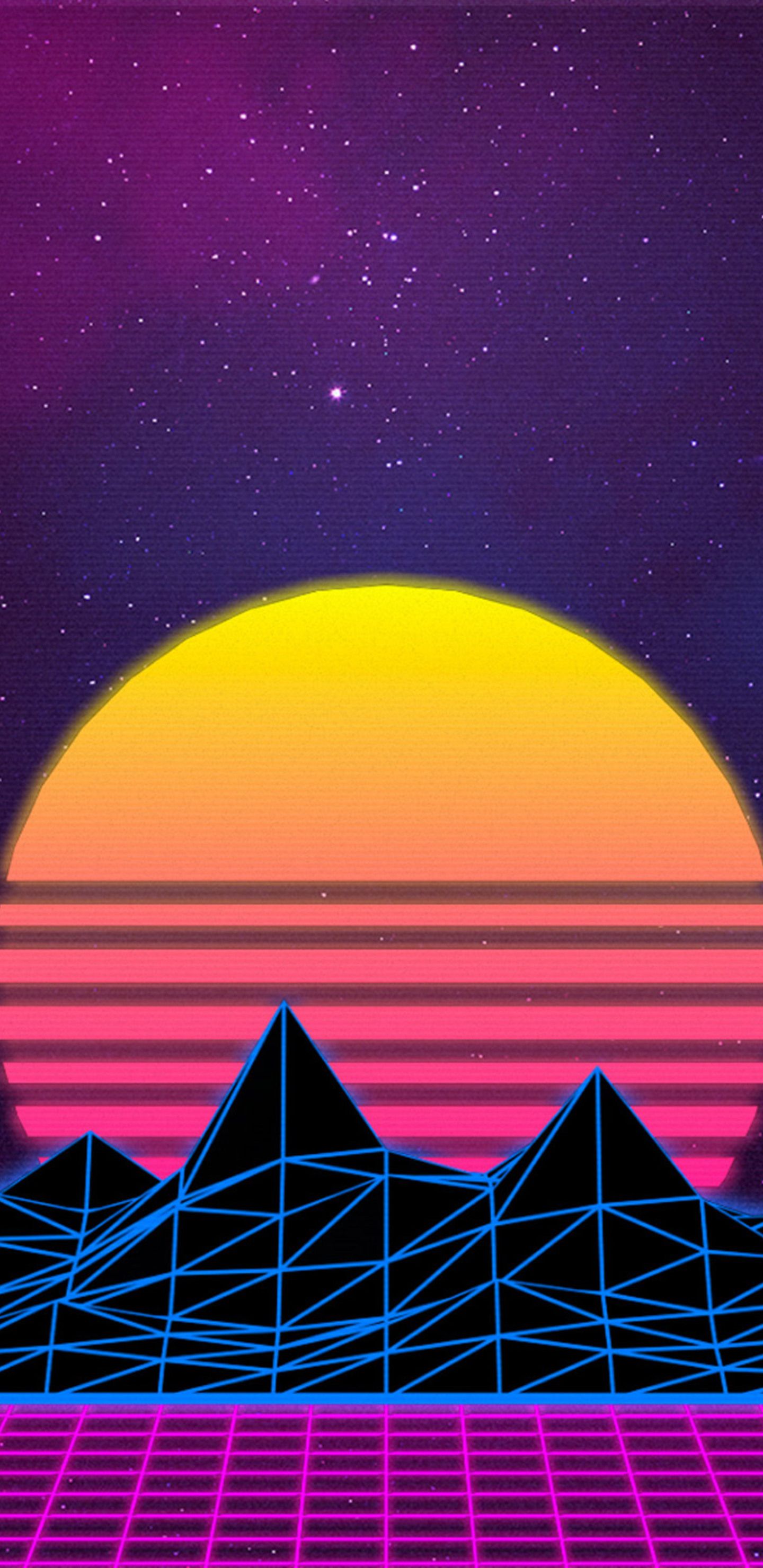 80S Retro Galaxy Wallpapers Wallpapers