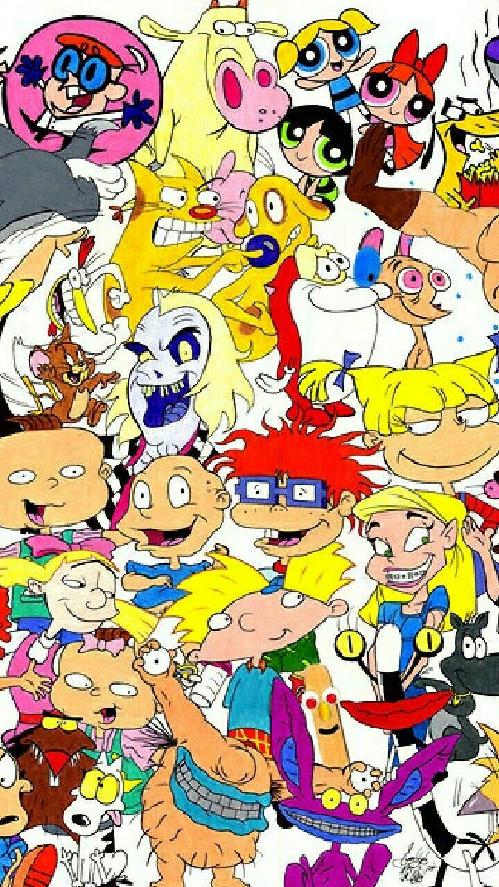 90S Cartoon Phone Wallpapers