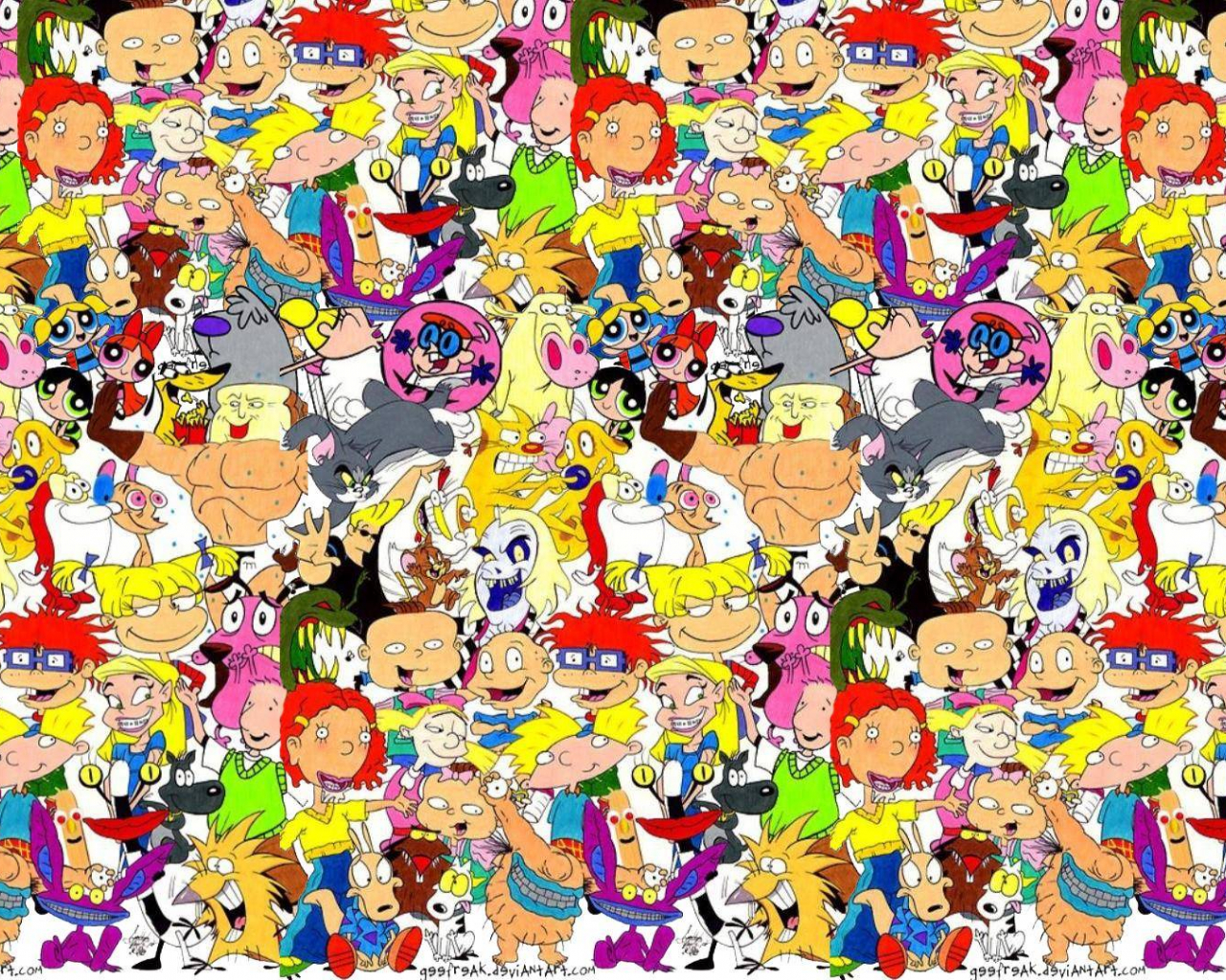 90S Cartoon Phone Wallpapers