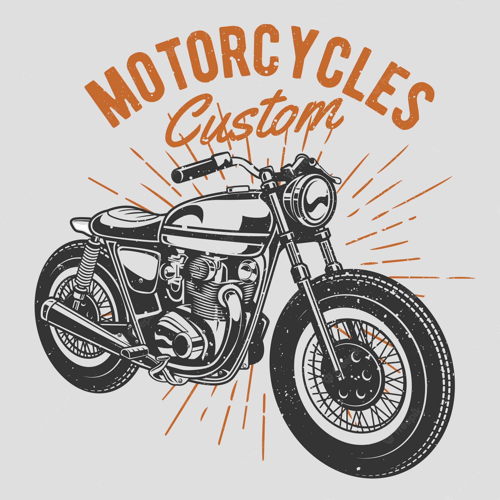 Vintage Motorcycle Background