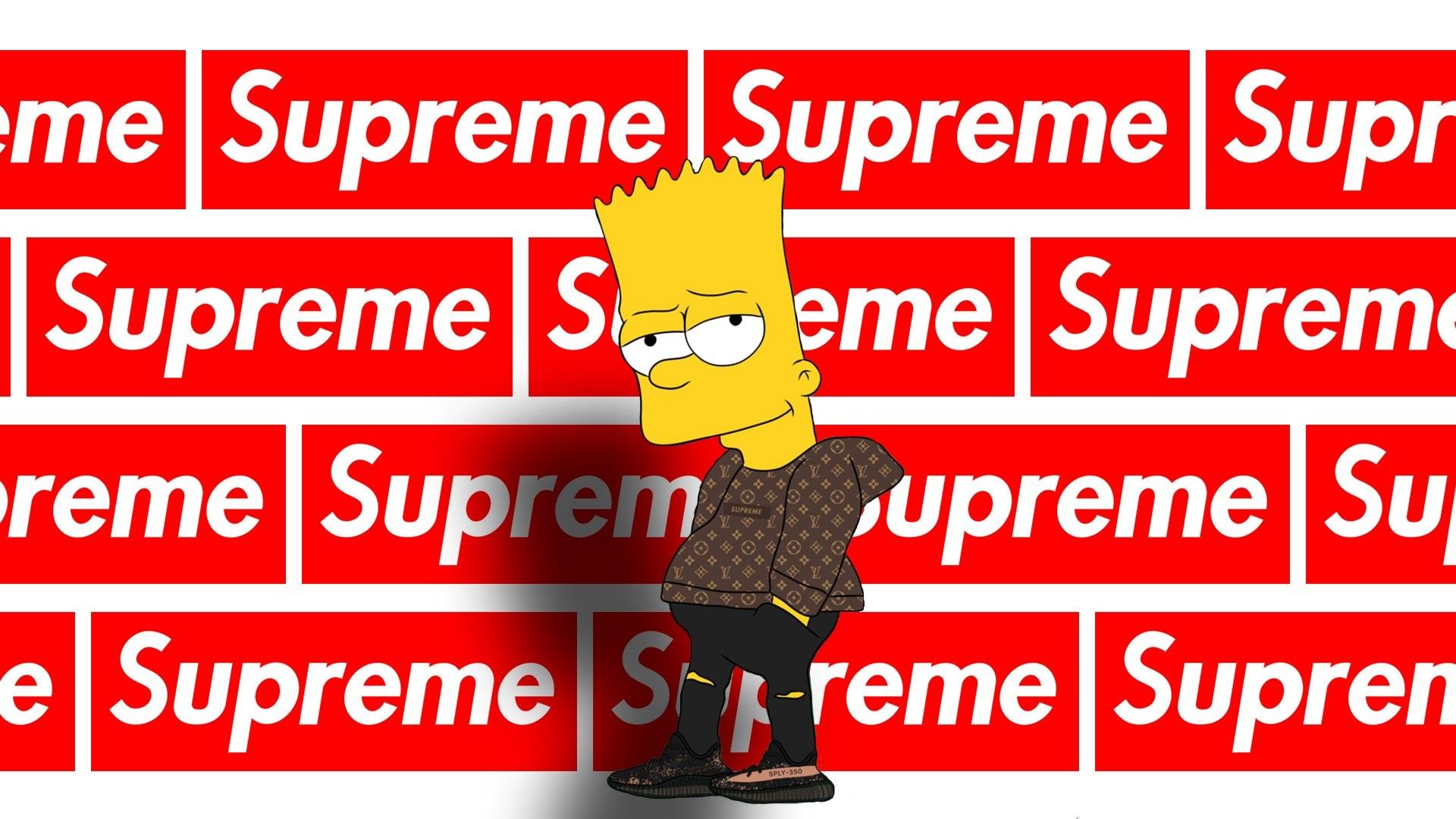 1080X1080 Supreme Cartoon Wallpapers