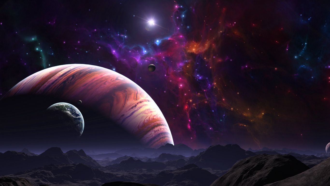 1366 768 Space Hd Wallpapers