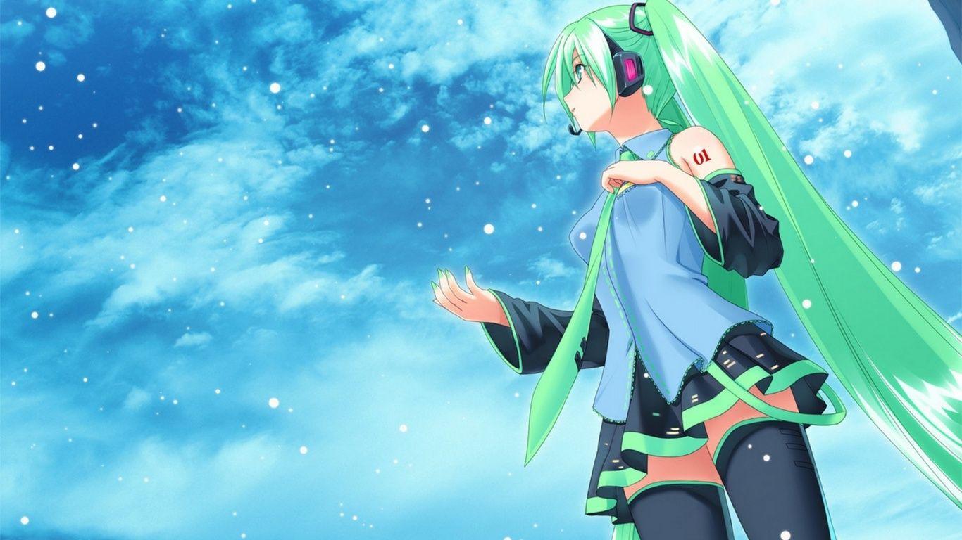 1366 X 768 Anime Girl Wallpapers