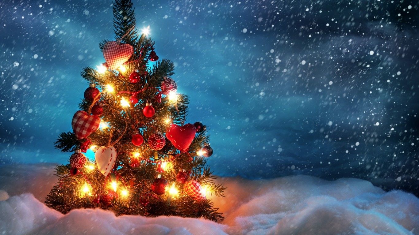 1366 X 768 Hd Christmas Wallpapers