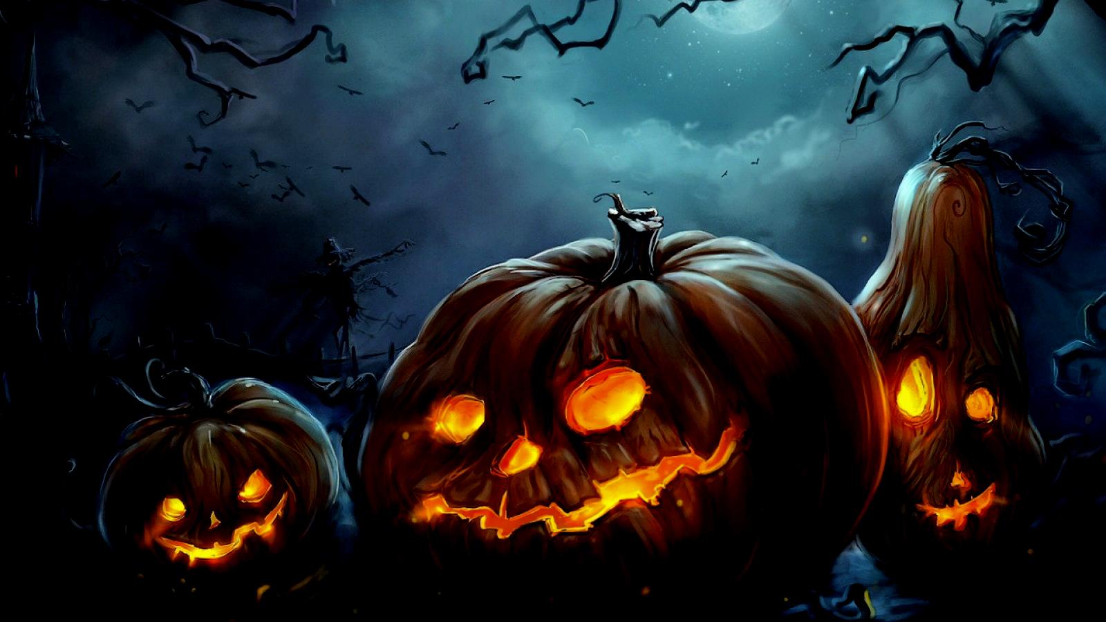 1600 X 900 Halloween Wallpapers