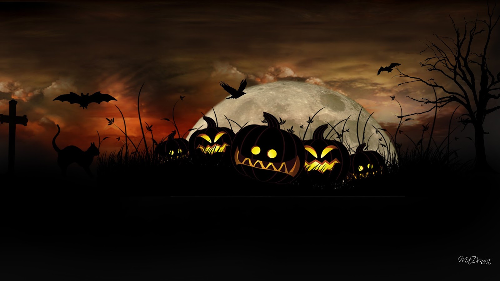 1600 X 900 Halloween Wallpapers