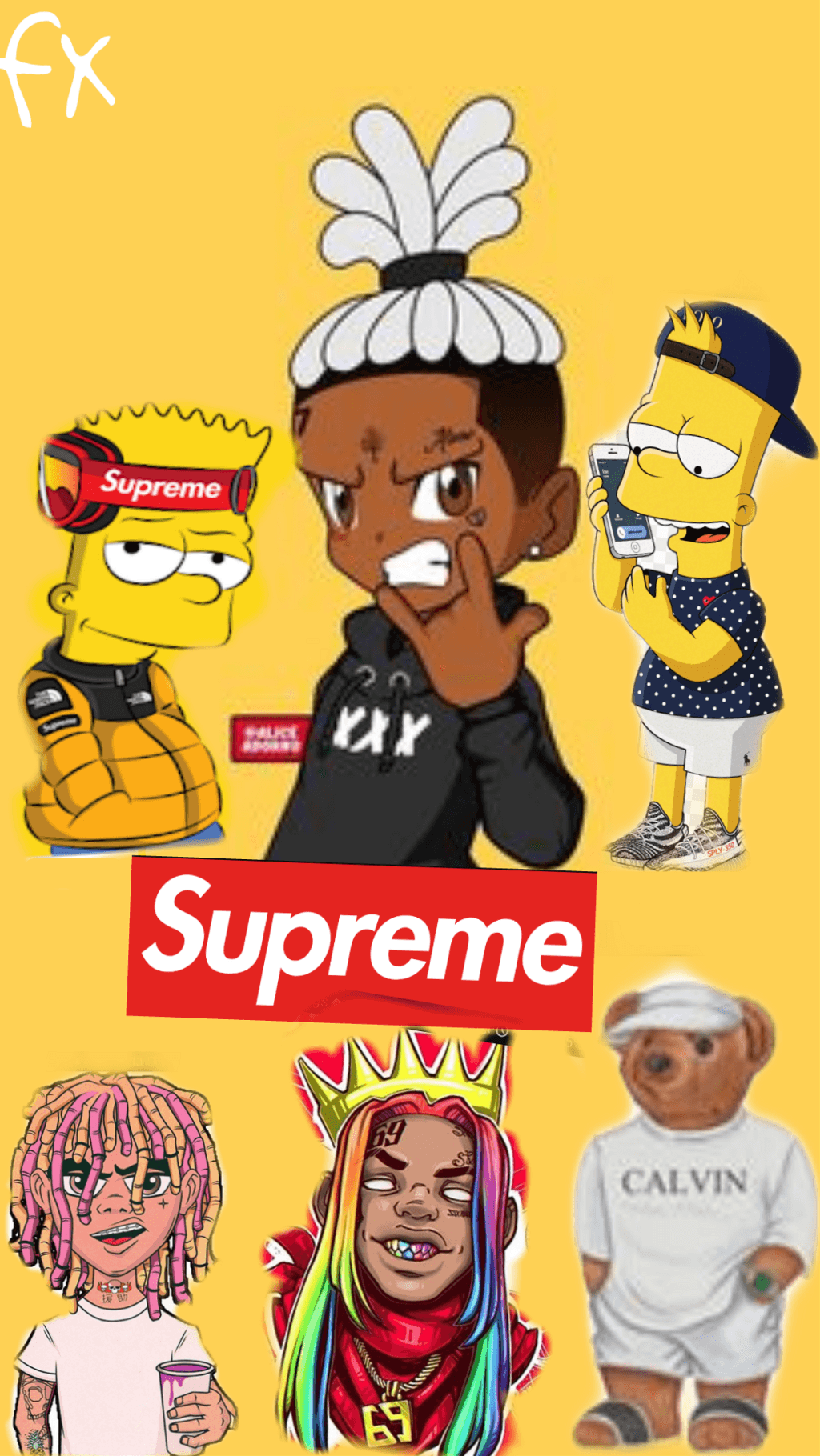 160X220 Bart Simpson Supreme Wallpapers