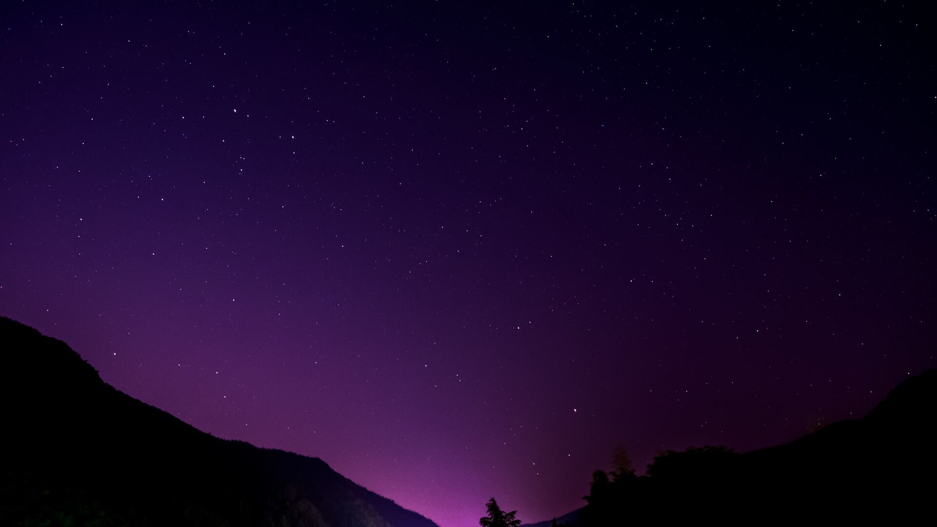 1920 X 1080 Starry Sky Wallpapers