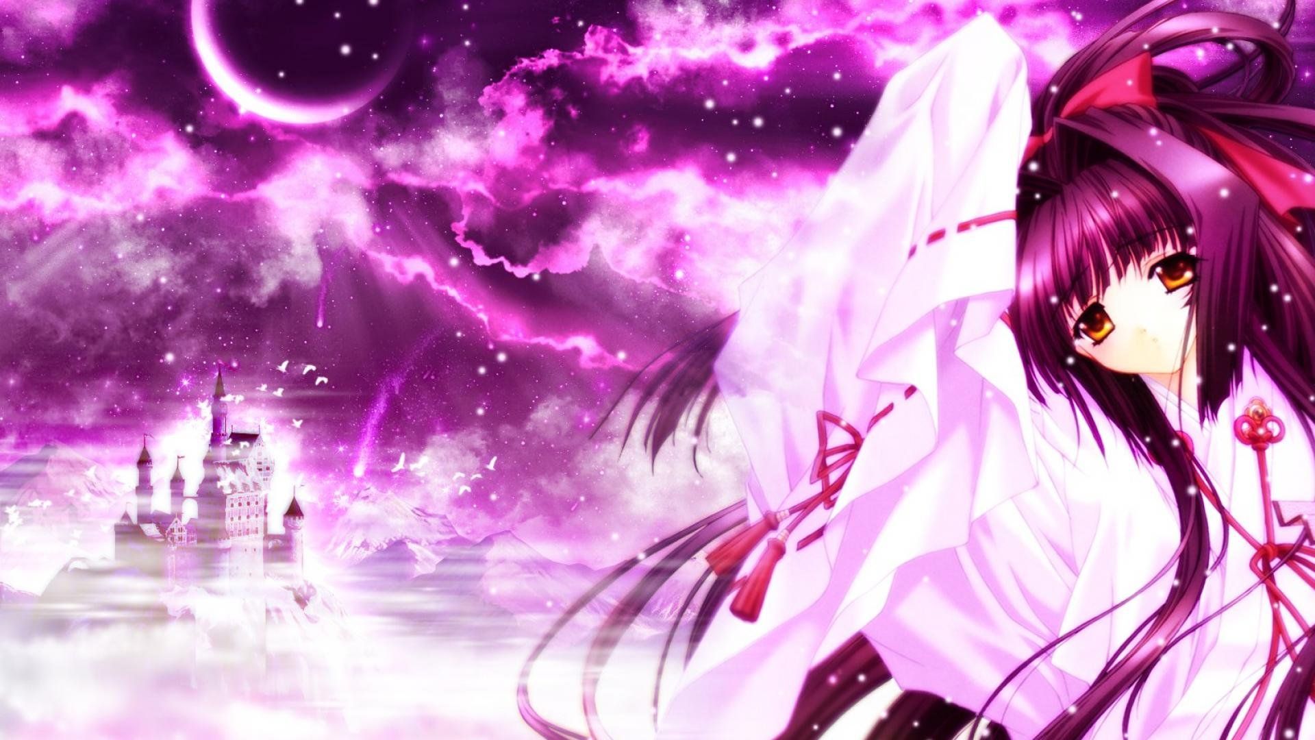 1920X1080 Pink Anime Wallpapers