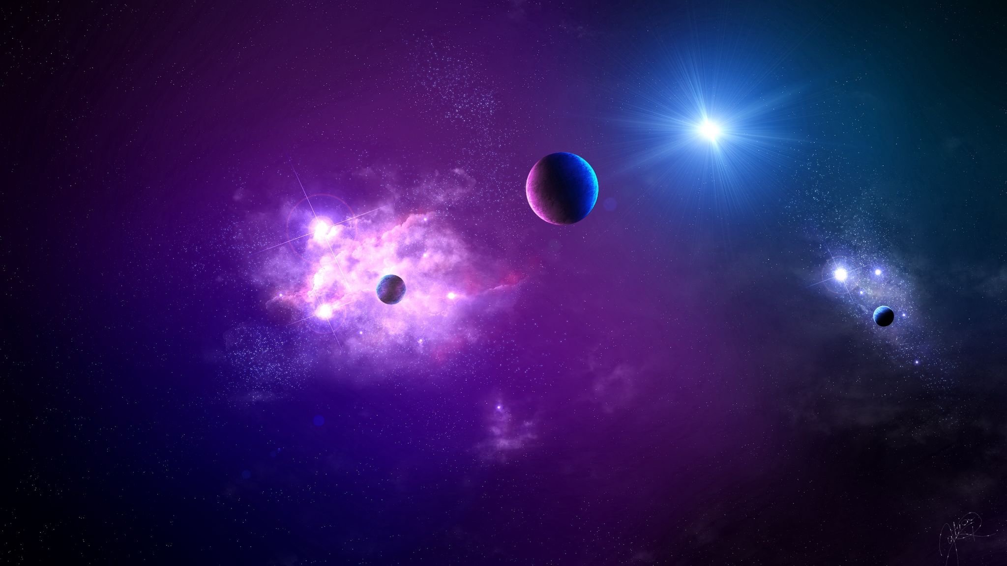 2048X1152 Galaxy Wallpapers