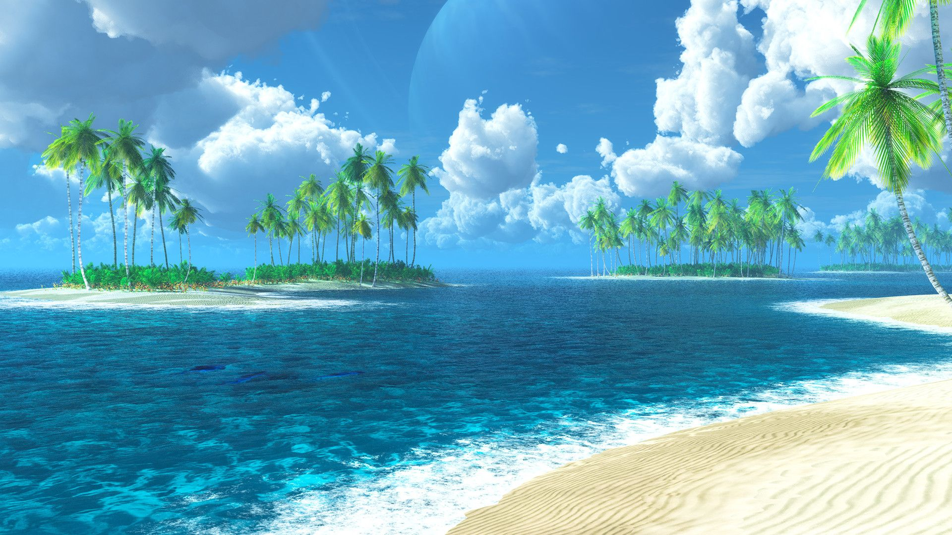 3840 X 1080 Beach Wallpapers