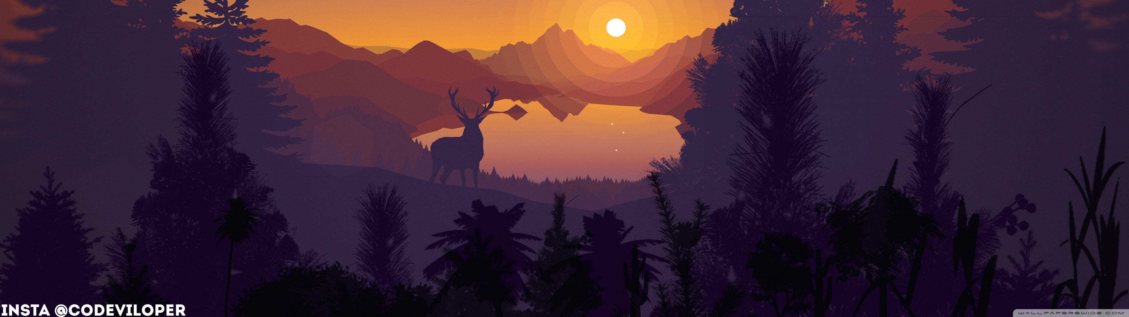 3840X1080 Firewatch Wallpapers