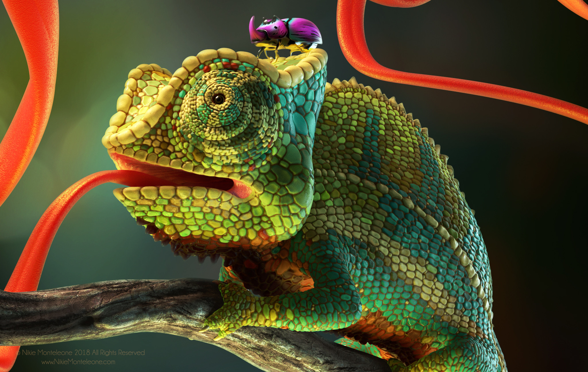 4K Chameleon Wallpapers