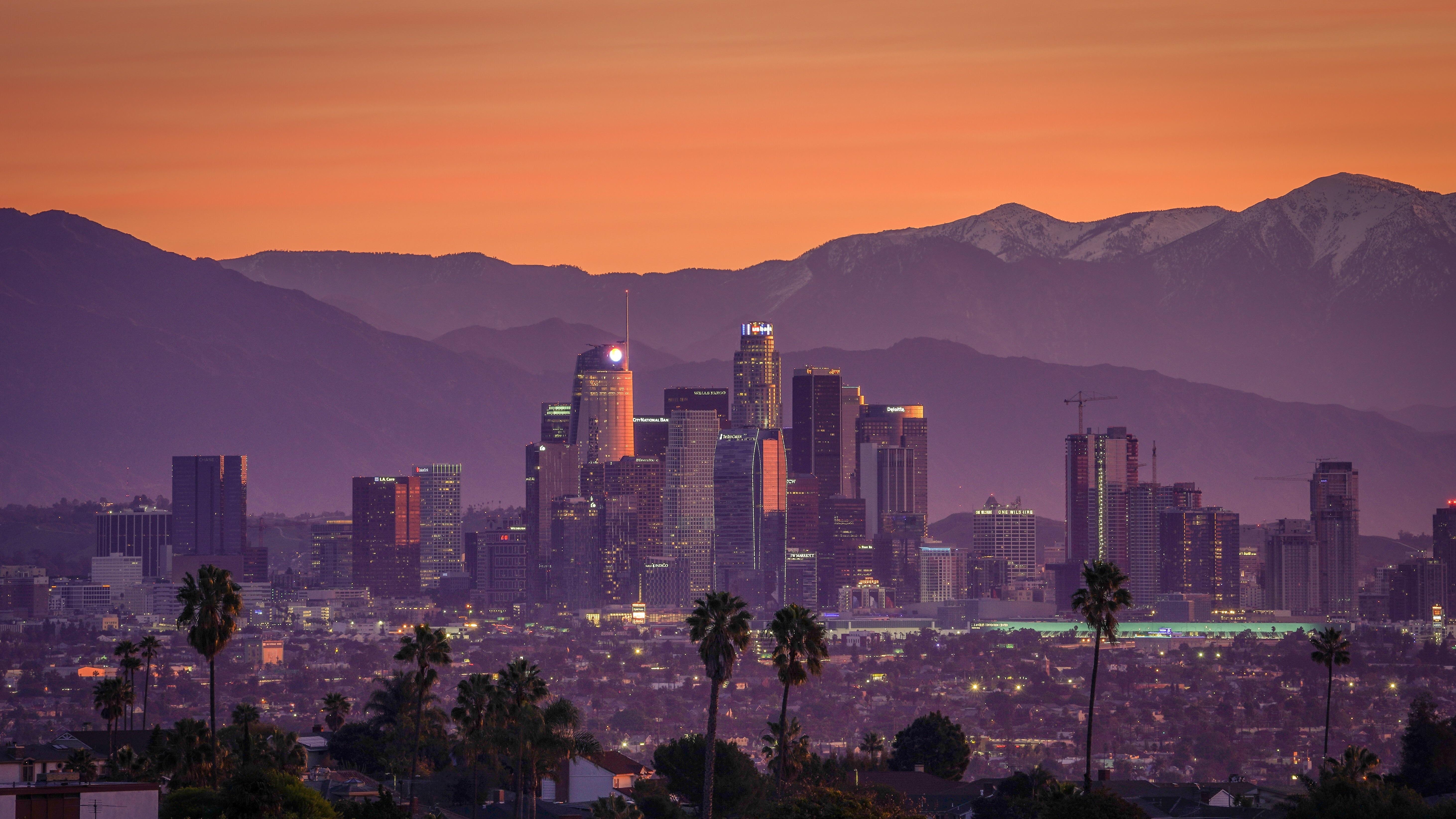 4K Los Angeles Sunset Wallpapers
