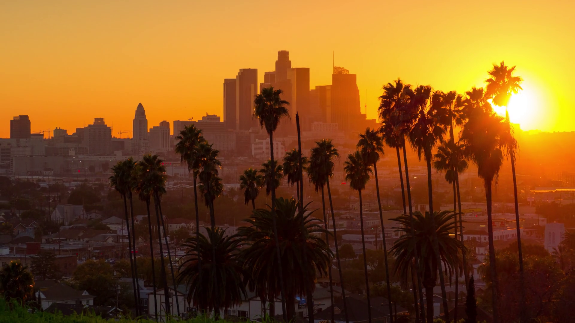 4K Los Angeles Sunset Wallpapers