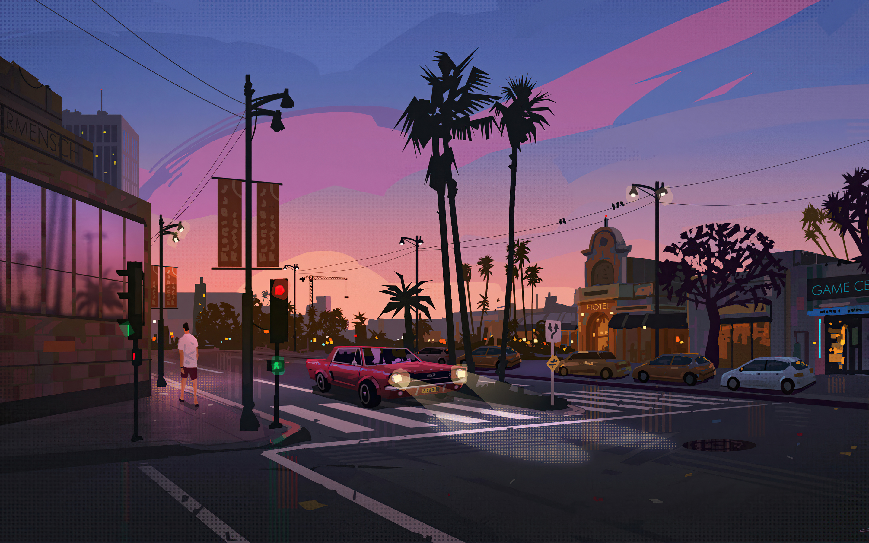 4K Los Angeles Sunset Wallpapers