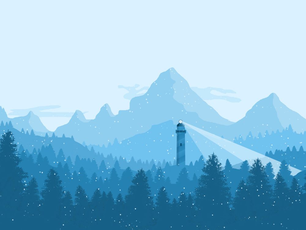 4K Minimalist Blue Wallpapers